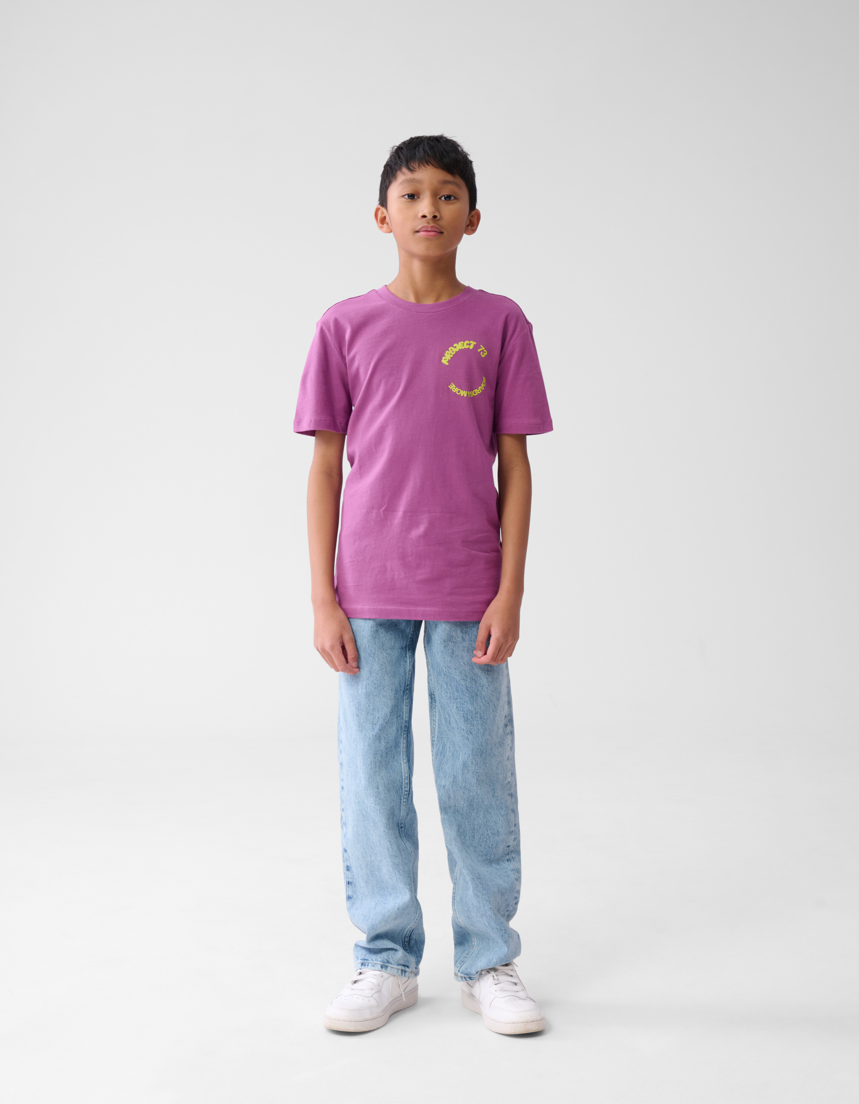 Text-T-Shirt Lila SHOEBY BOYS