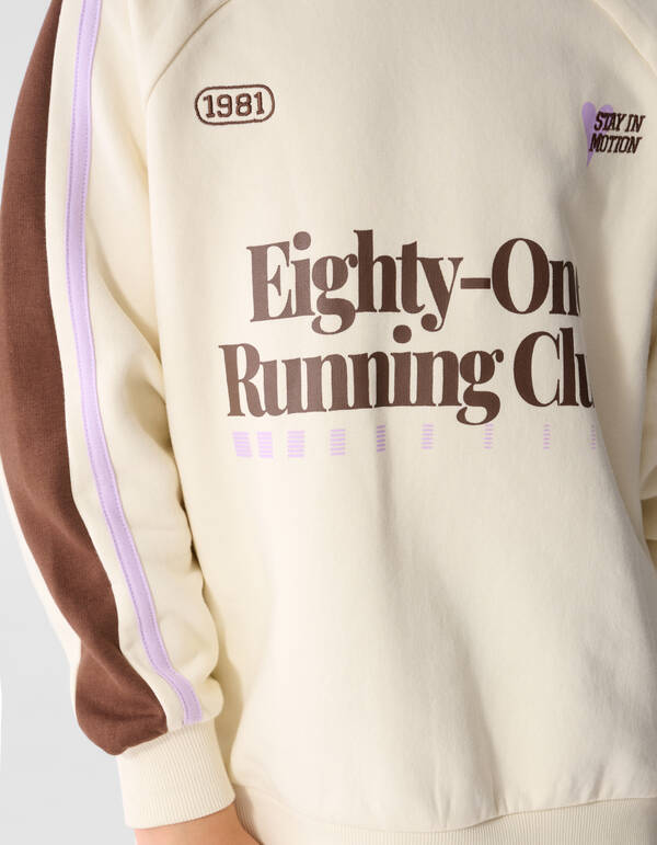 Gro&szlig;er Sportpullover in Off-White SHOEBY GIRLS