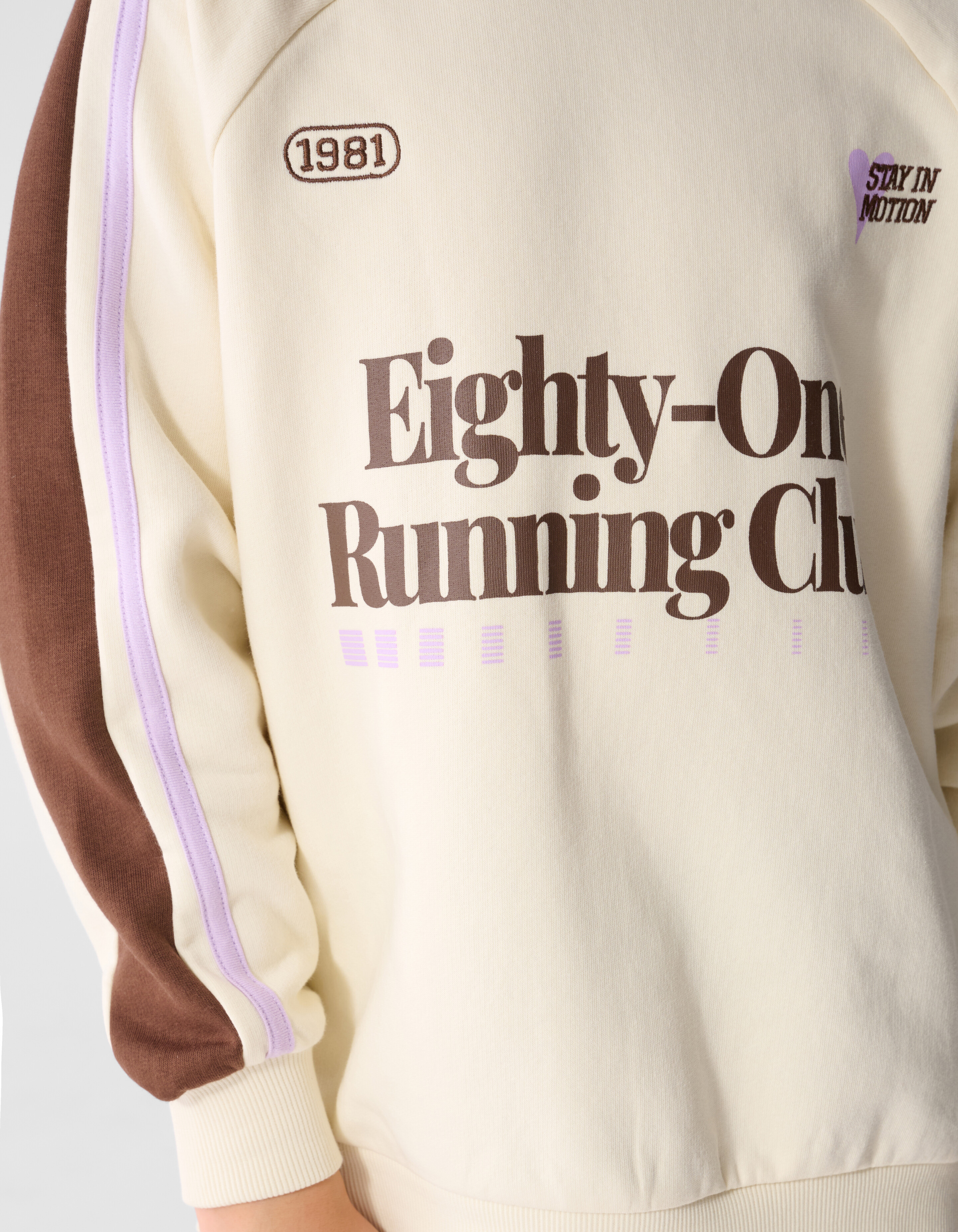 Gro&szlig;er Sportpullover in Off-White SHOEBY GIRLS