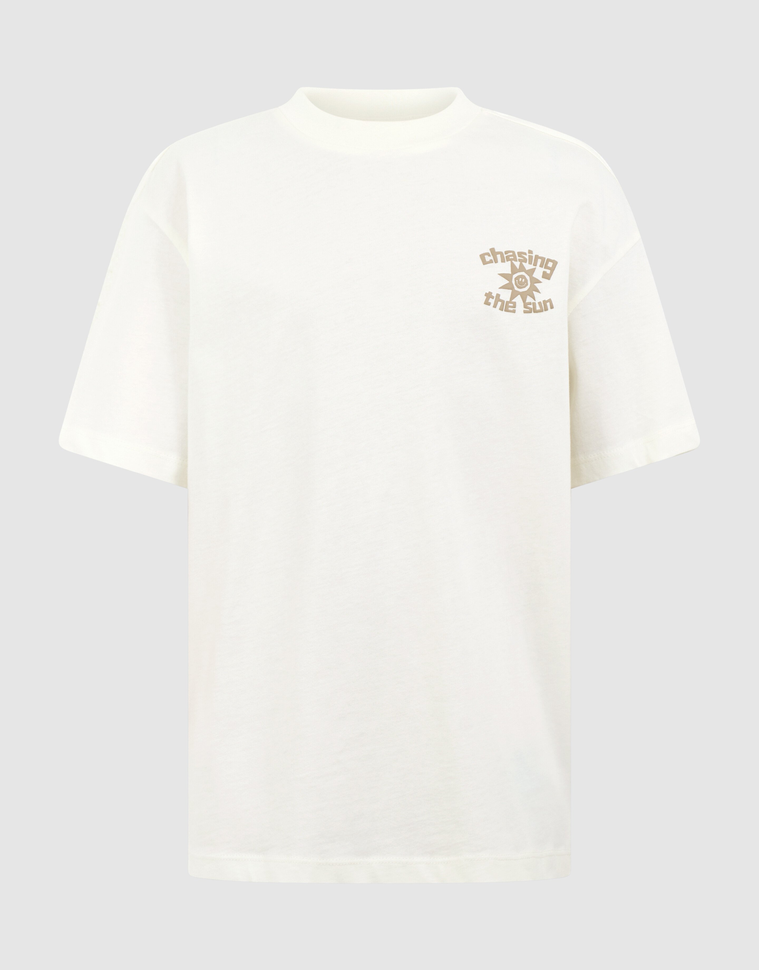 Chasing Artwork T-Shirt in gebrochenem Wei&szlig; SHOEBY BOYS
