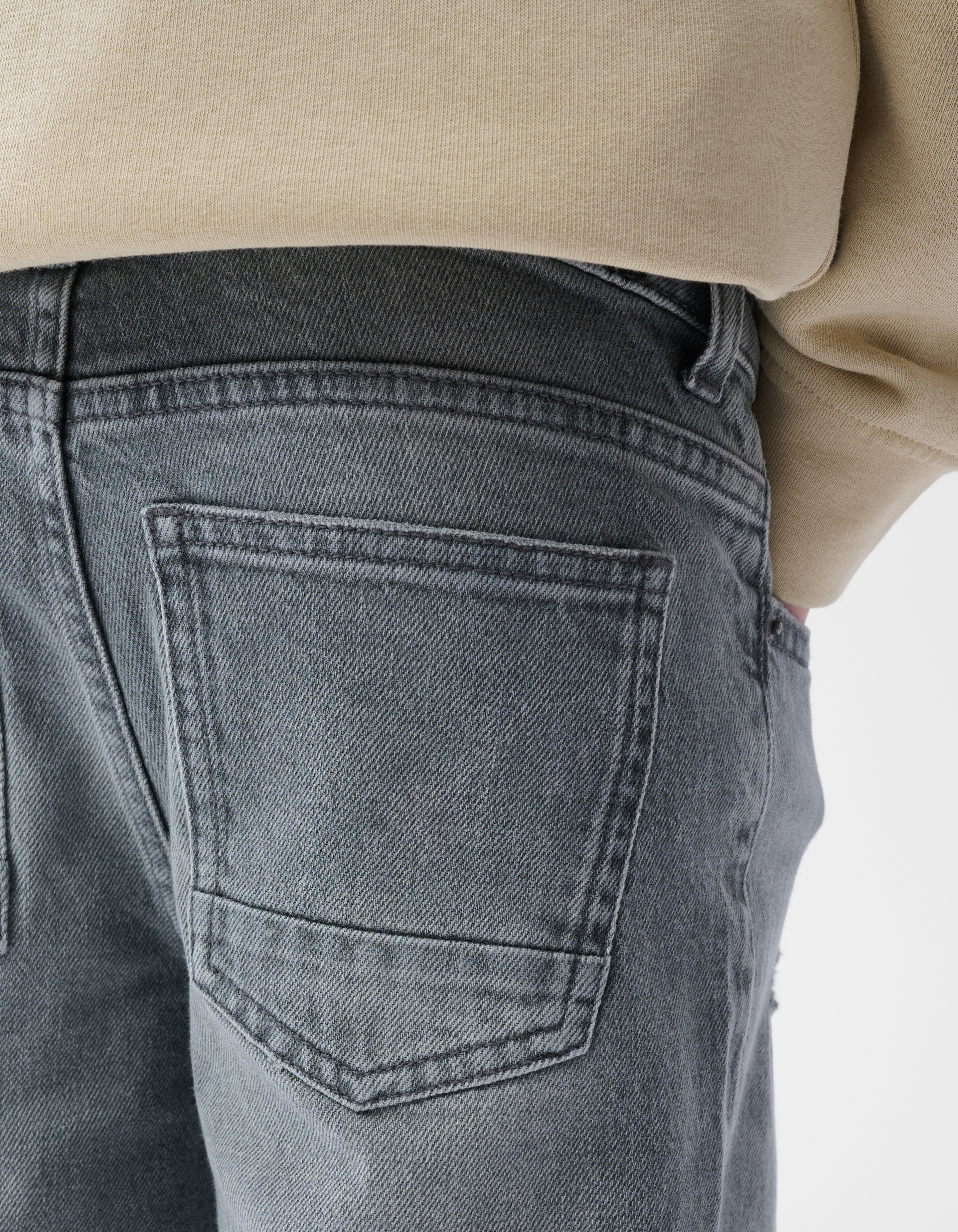 Straight Fit Jeans Grau SHOEBY BOYS