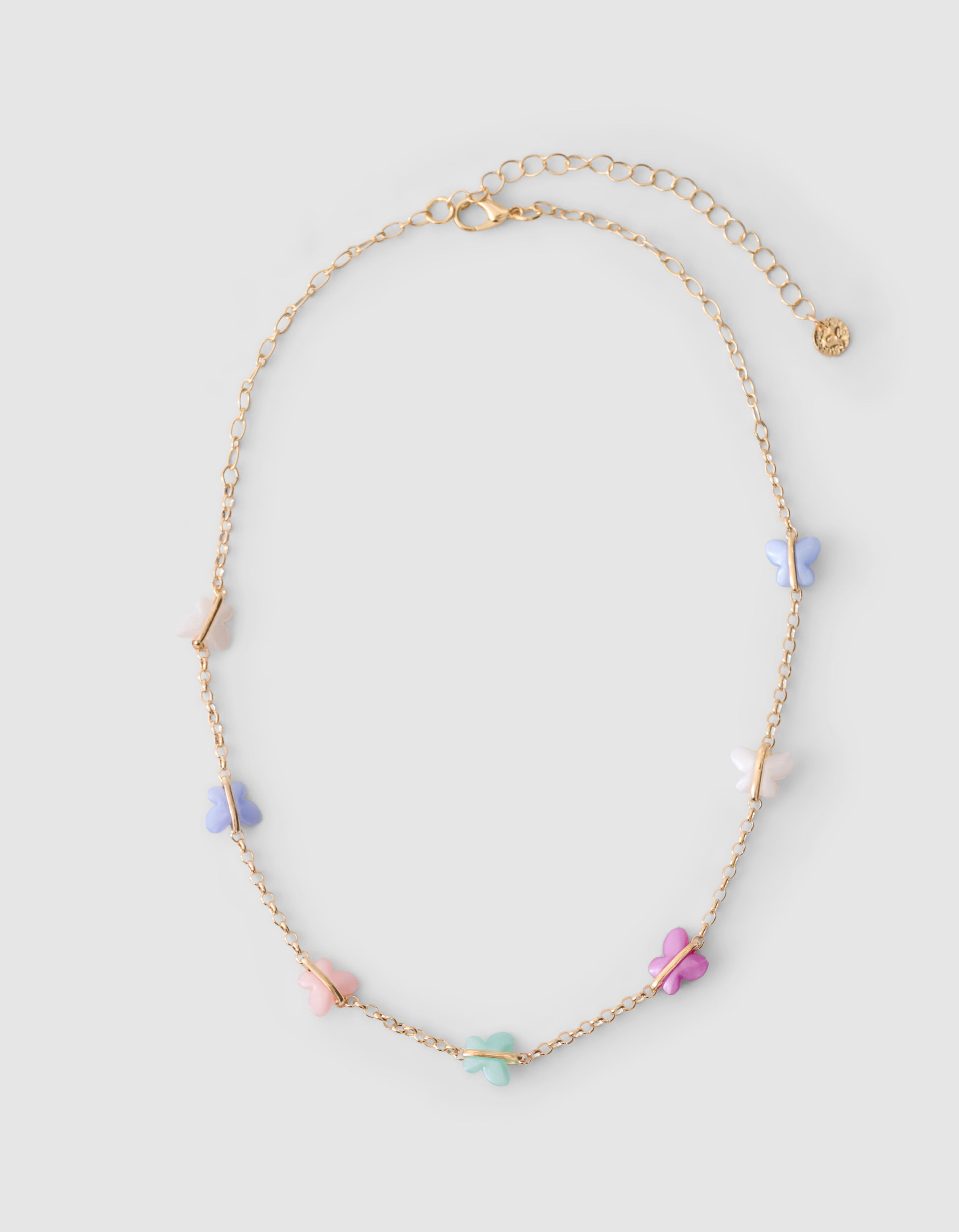 Schmetterling Halskette Gold SHOEBY ACCESSOIRES