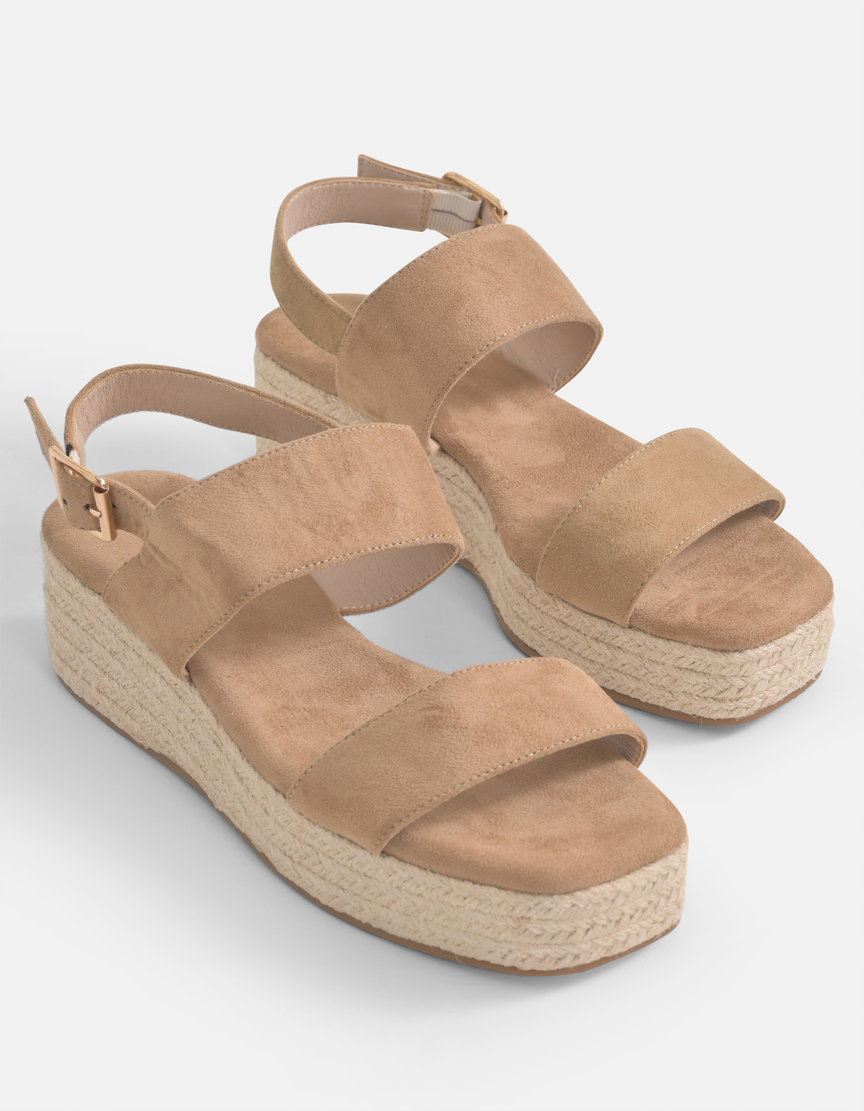 Espadrilles mit Keilabsatz Beige SHOEBY SHOES