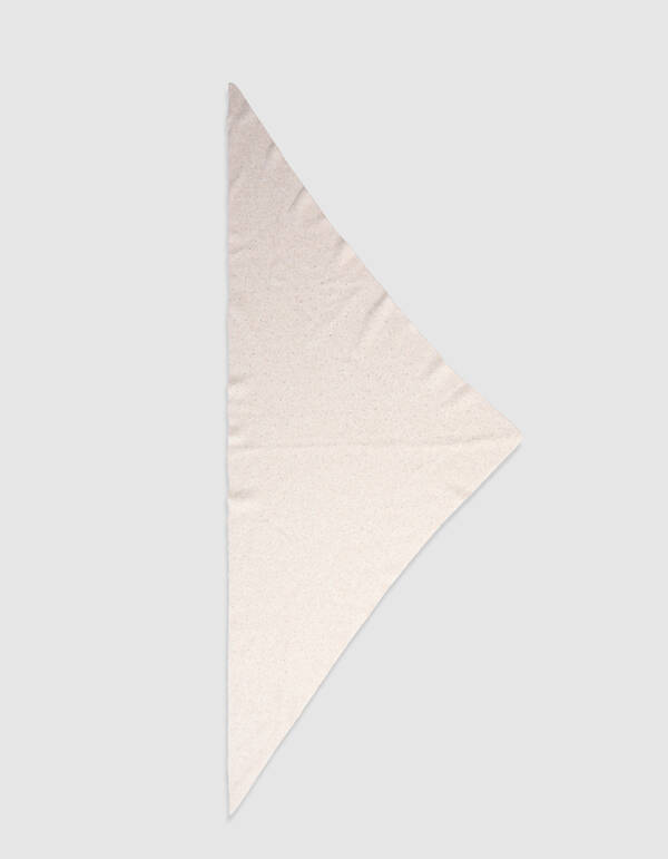 Dreiecksschal mit Nieten Offwhite SHOEBY ACCESSOIRES
