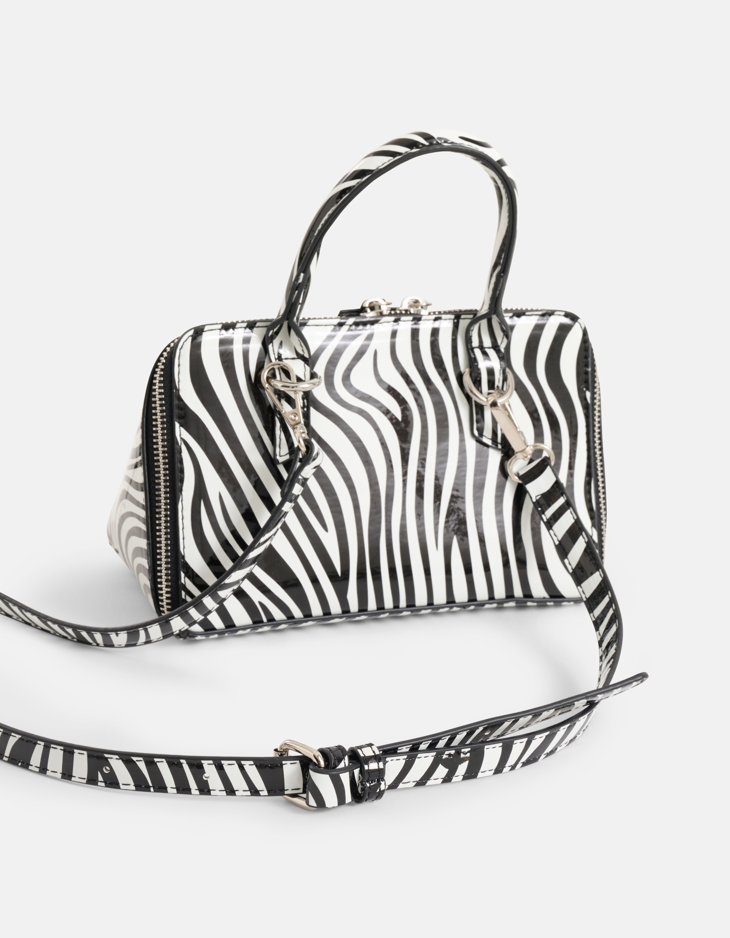 Mini Zebra Tasche Schwarz/Weiß SHOEBY ACCESSOIRES