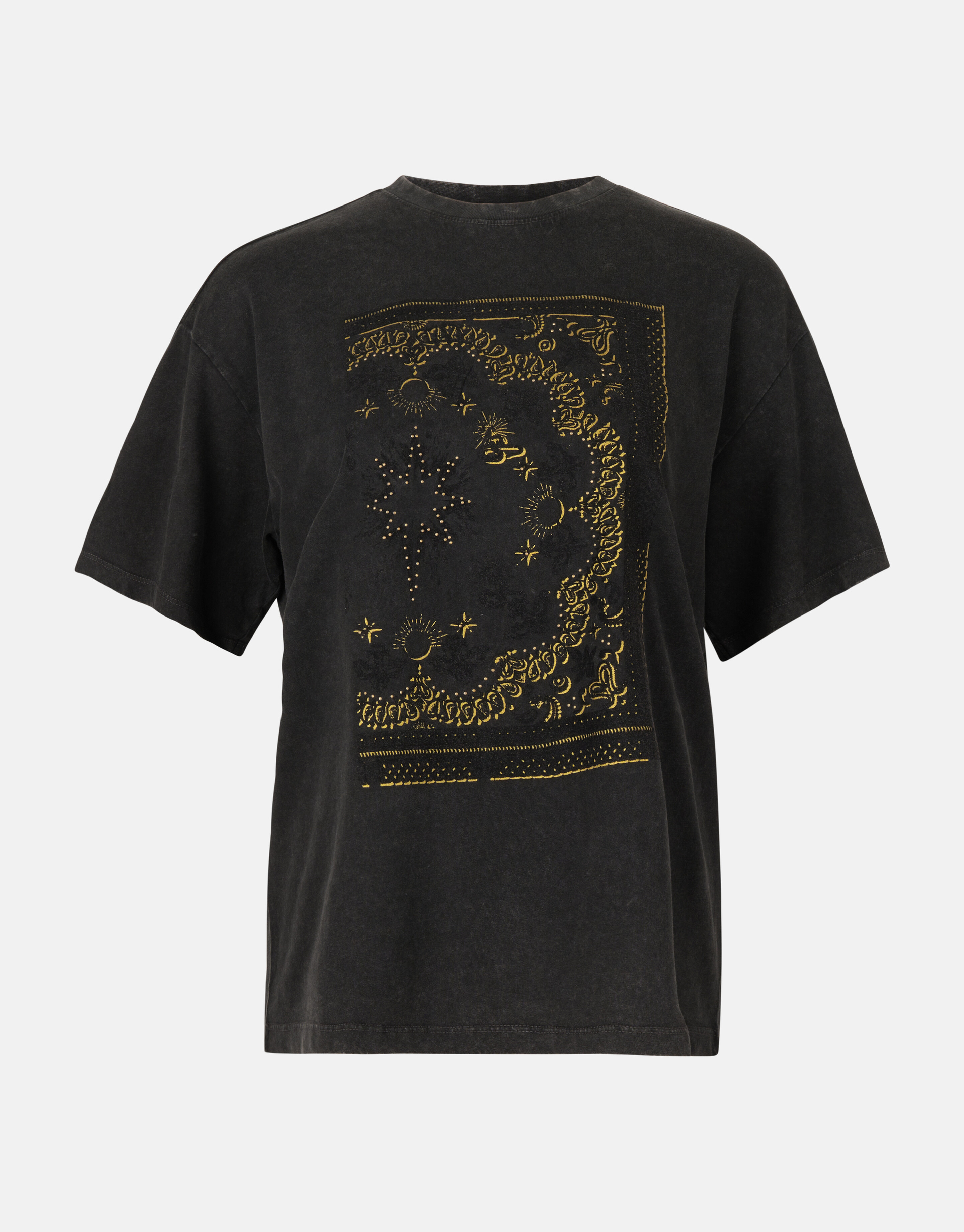 Bedrucktes T-shirt Dunkelgrau SHOEBY WOMEN