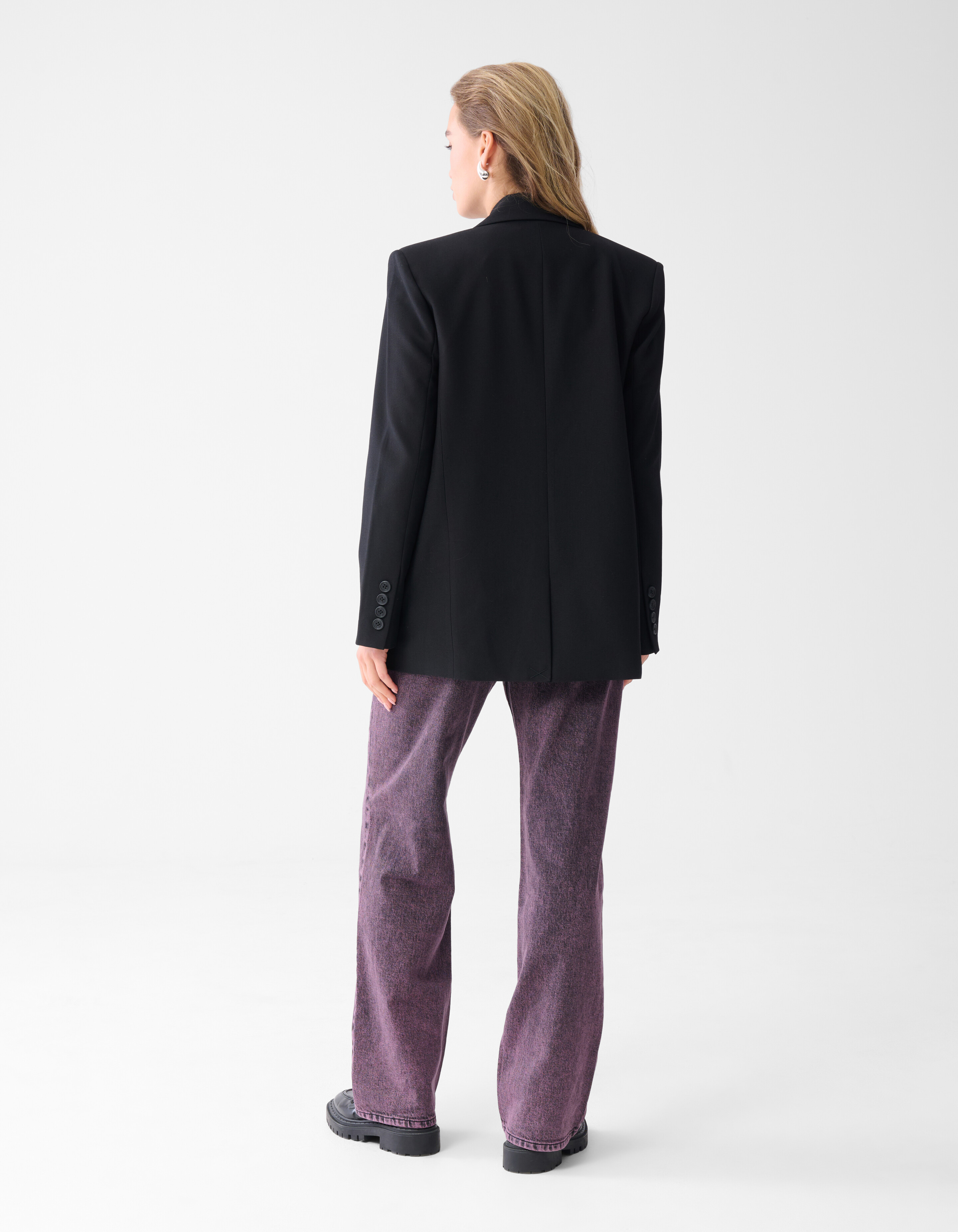 Strass Buchstaben Blazer Schwarz SHOEBY WOMEN