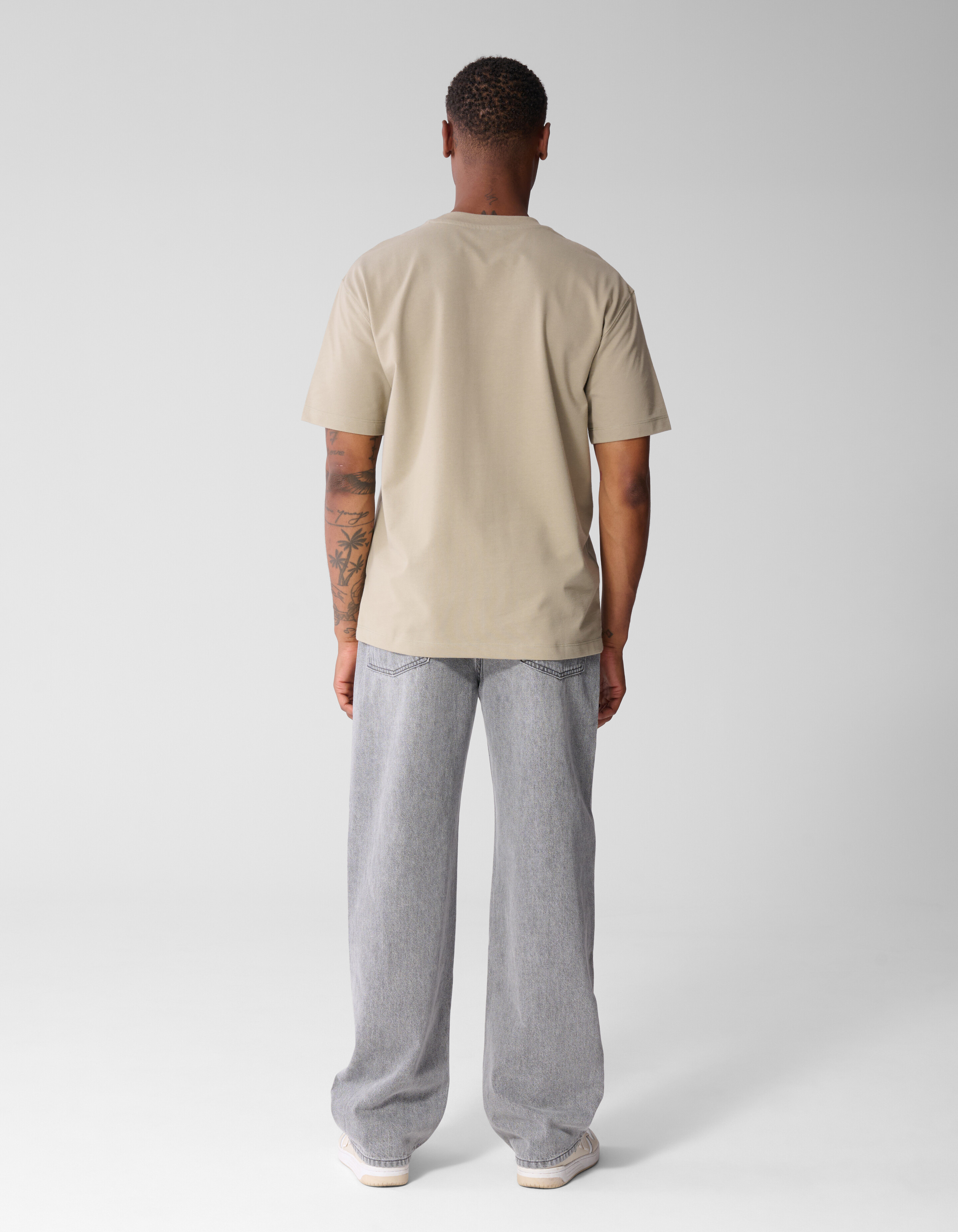 Baggy Fit Jeans Grijs L32 SHOEBY MEN