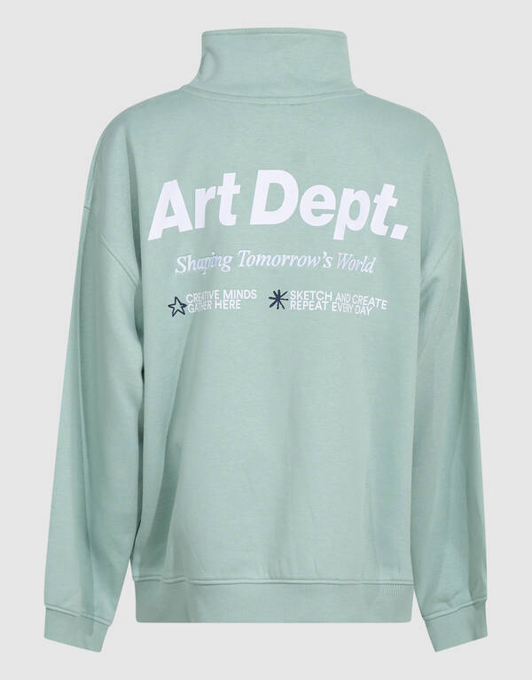 Art Dept Sweatshirt Hellgr&uuml;n SHOEBY BOYS
