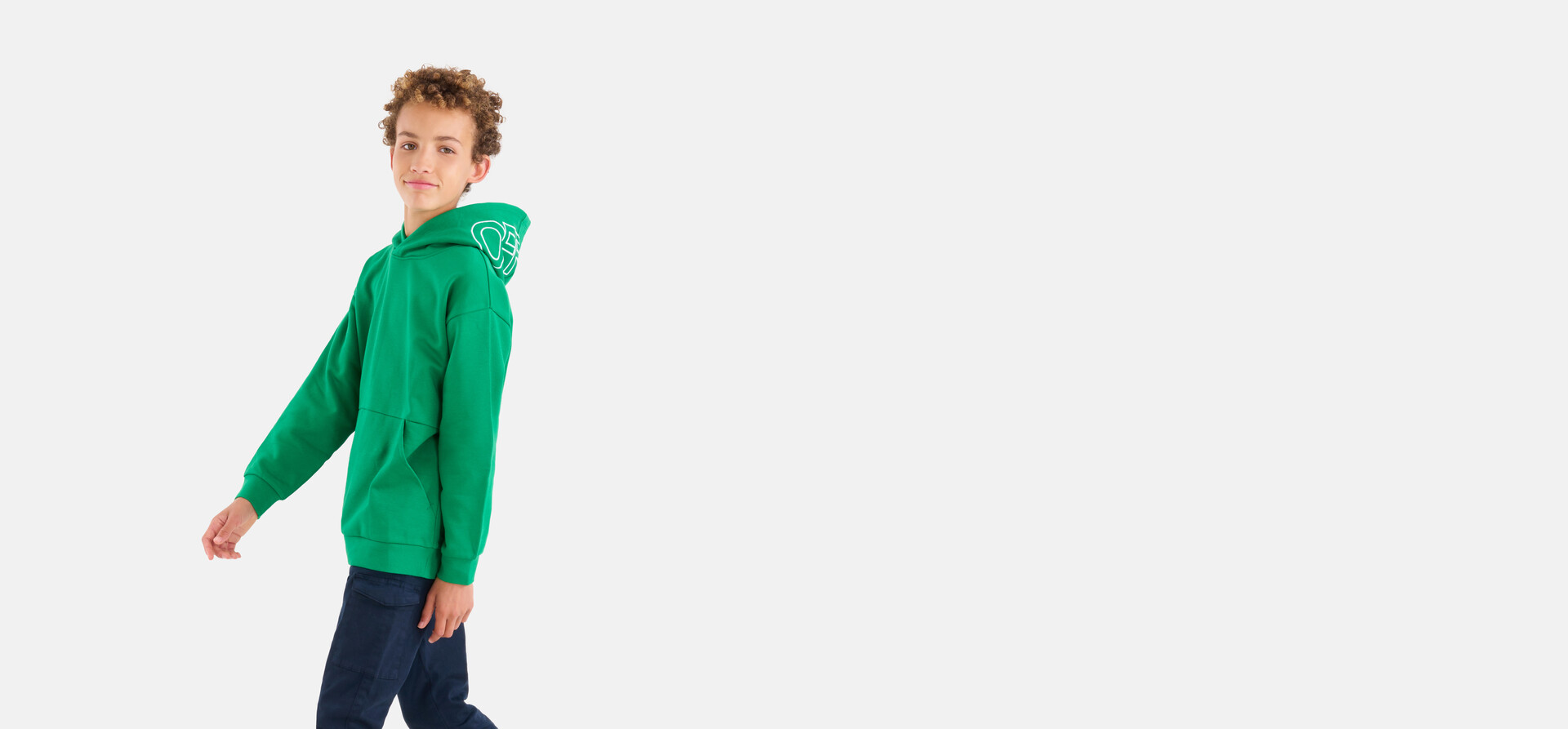 Artwork Hoodie Groen SHOEBY BOYS