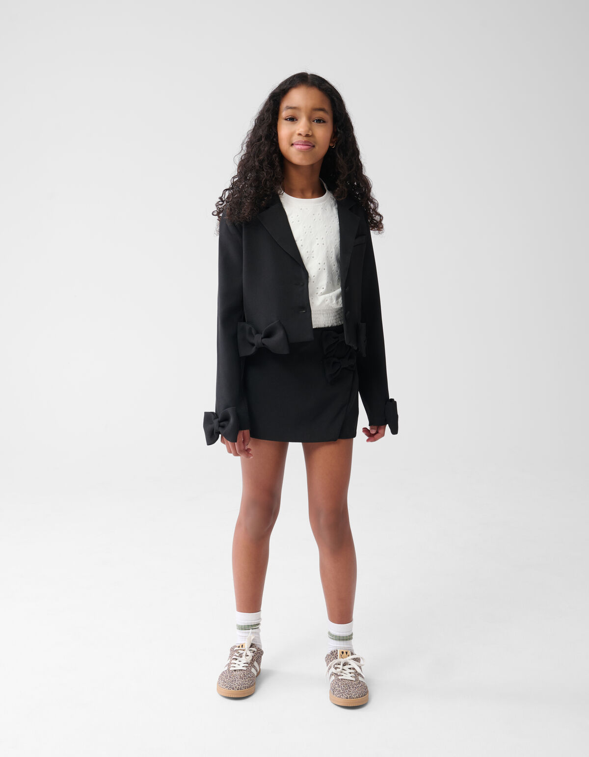 Wickel-Skort Schleife Schwarz SHOEBY GIRLS