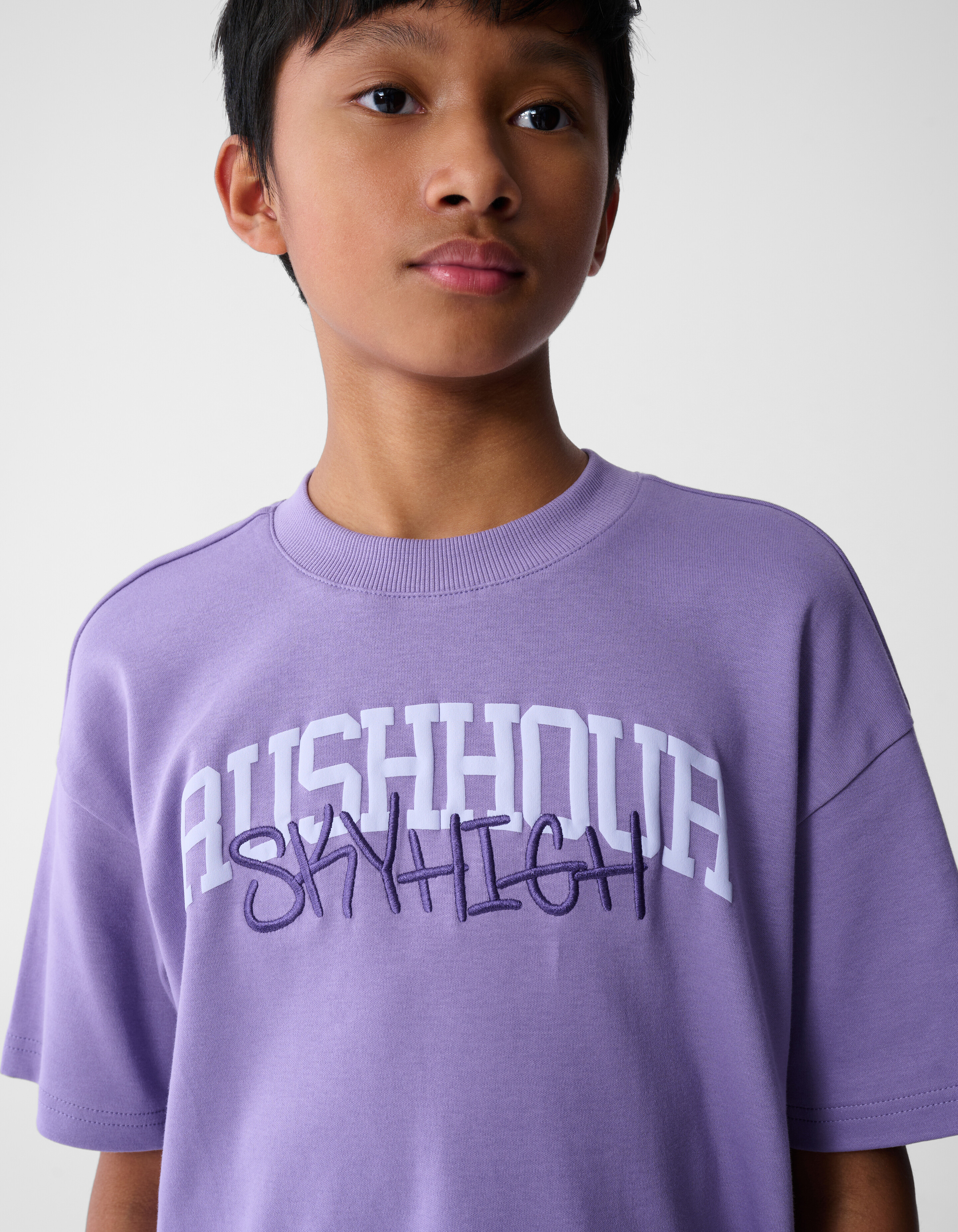 Rush Hour Artwork T-Shirt Lila SHOEBY BOYS