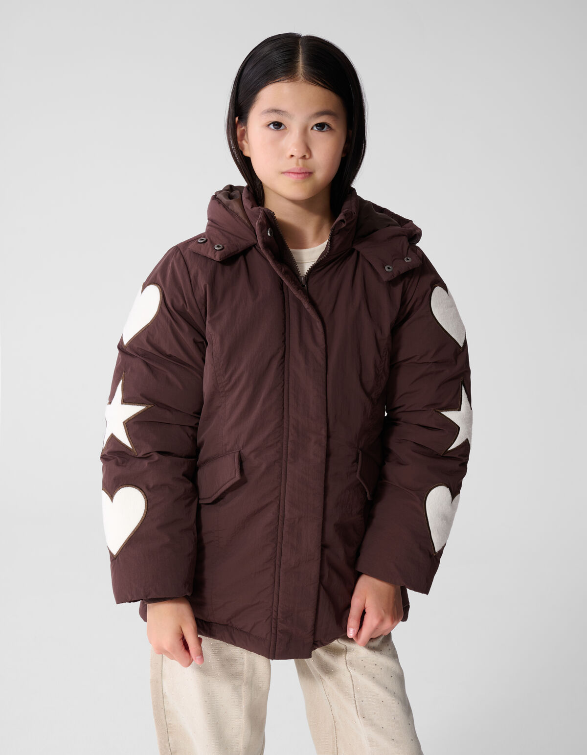 Technische Icon Jacke Braun SHOEBY GIRLS