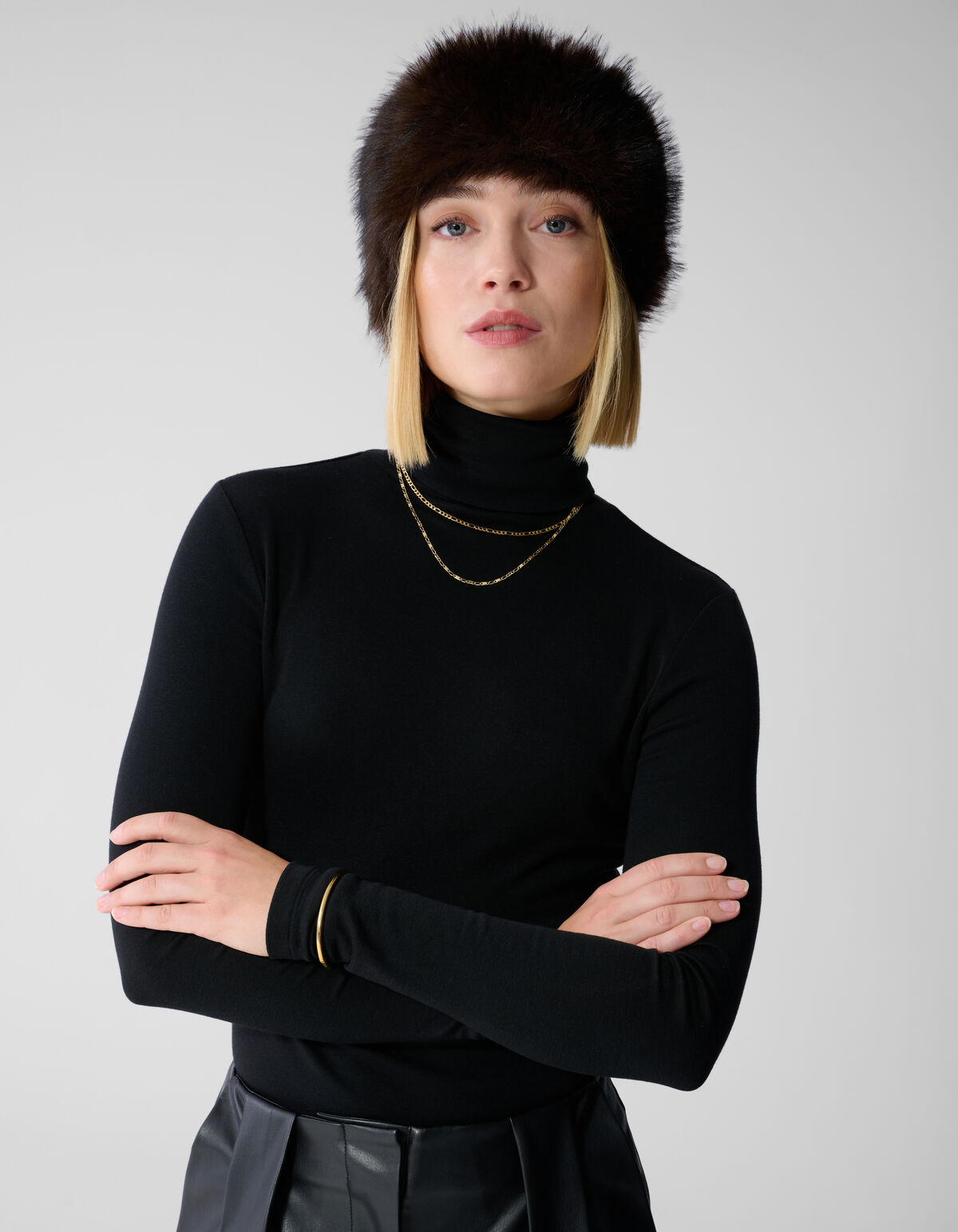Fake-Fur-Haarband Dunkelbraun By Lonneke SHOEBY ACCESSOIRES