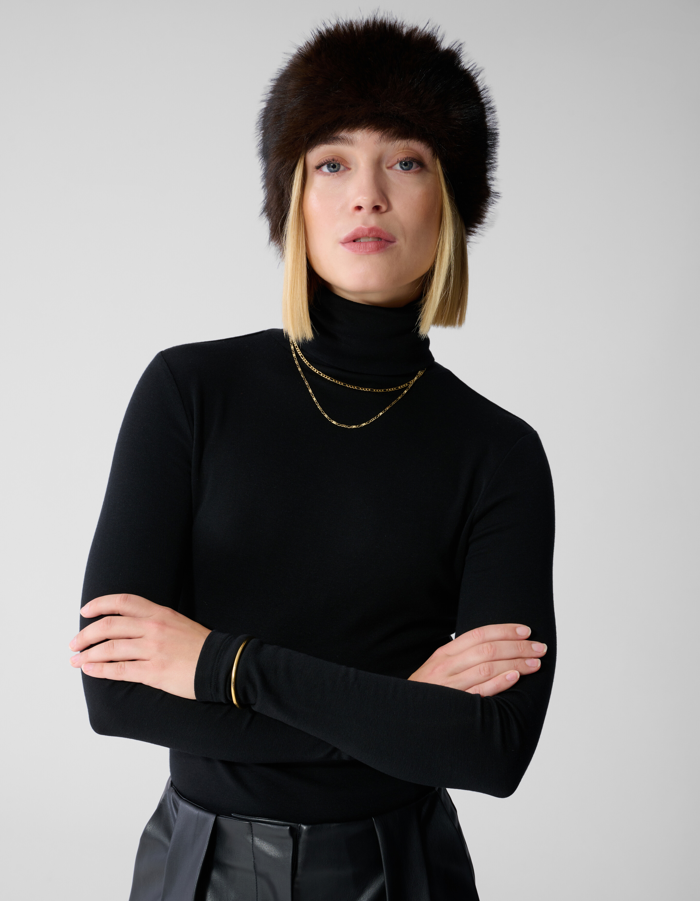 Fake-Fur-Haarband Dunkelbraun By Lonneke SHOEBY ACCESSOIRES