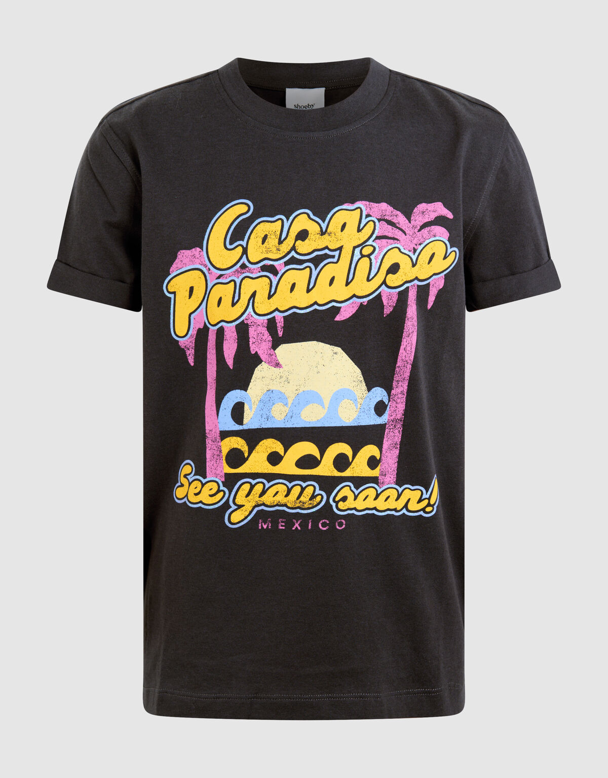Sommerfavoriten-T-Shirt Grau SHOEBY GIRLS