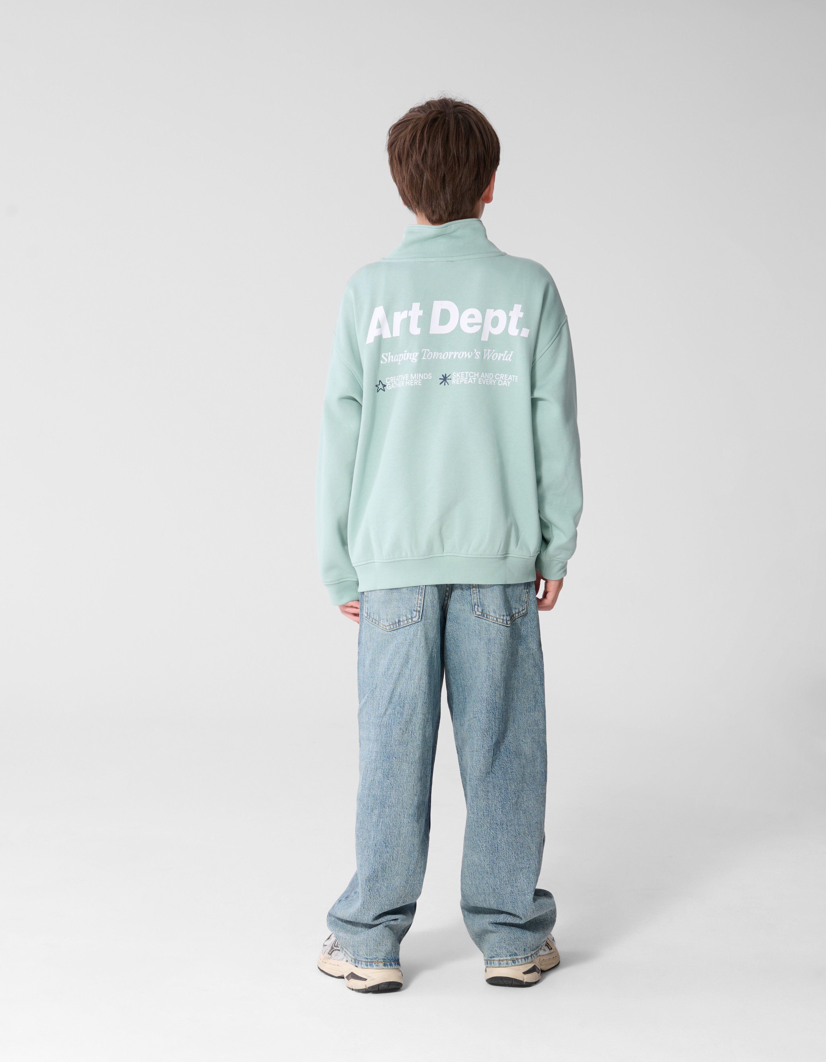 Art Dept Sweatshirt Hellgr&uuml;n SHOEBY BOYS