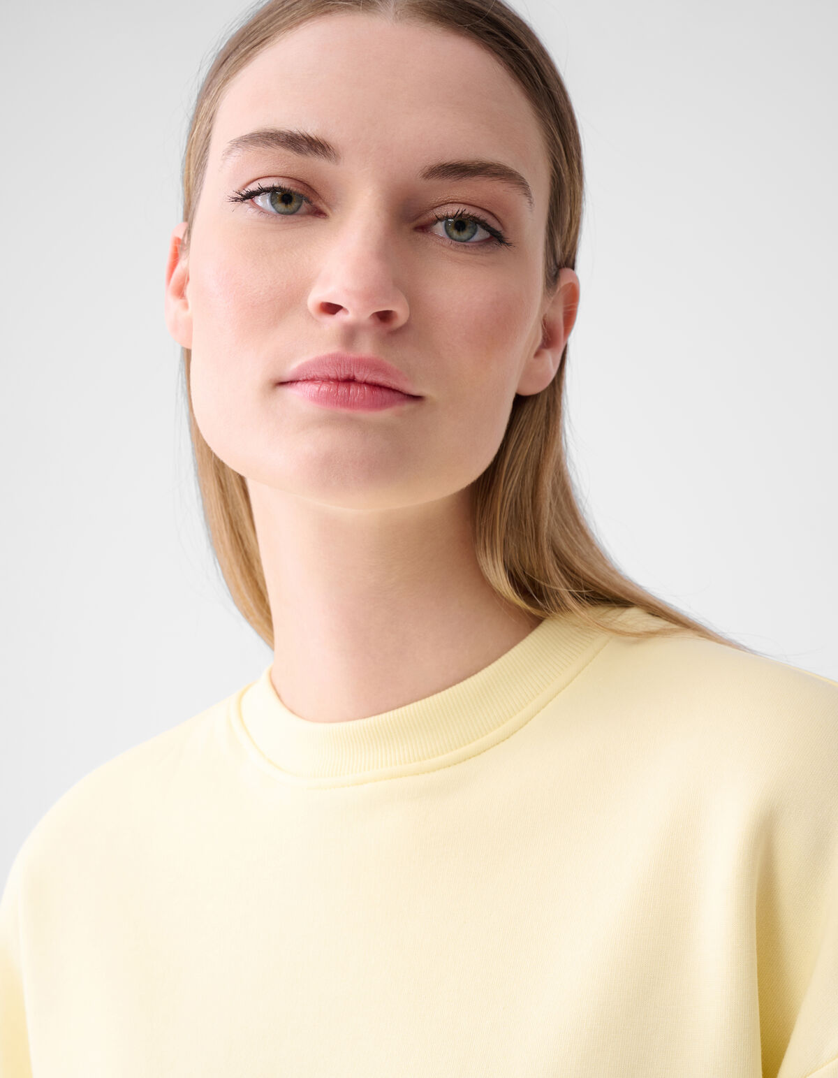 Pullover mit großen Ärmeln Hellgelb SHOEBY WOMEN