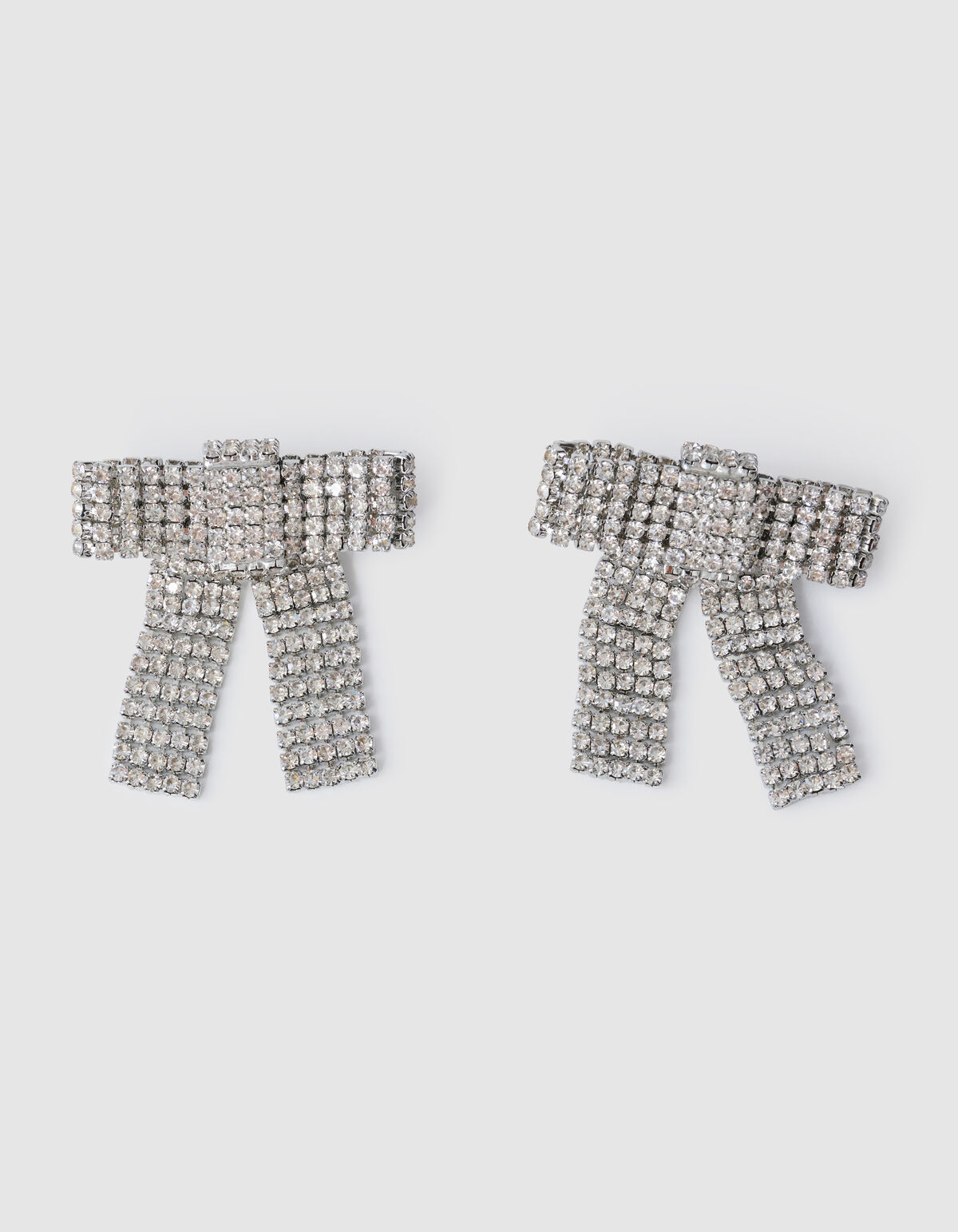 Strass-Ohrringe Silber SHOEBY ACCESSOIRES