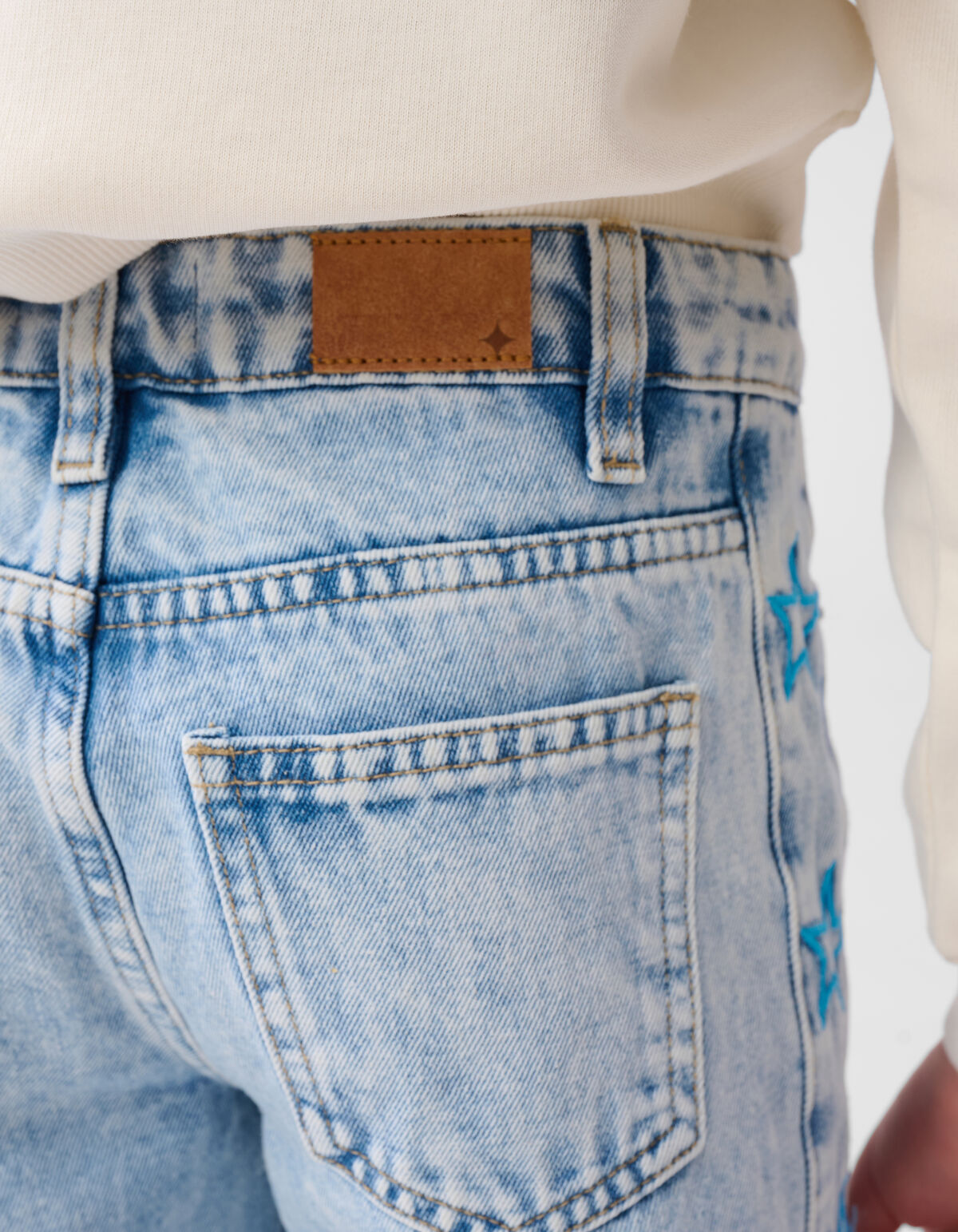 Stars Weit geschnittene Jeans Blau SHOEBY GIRLS