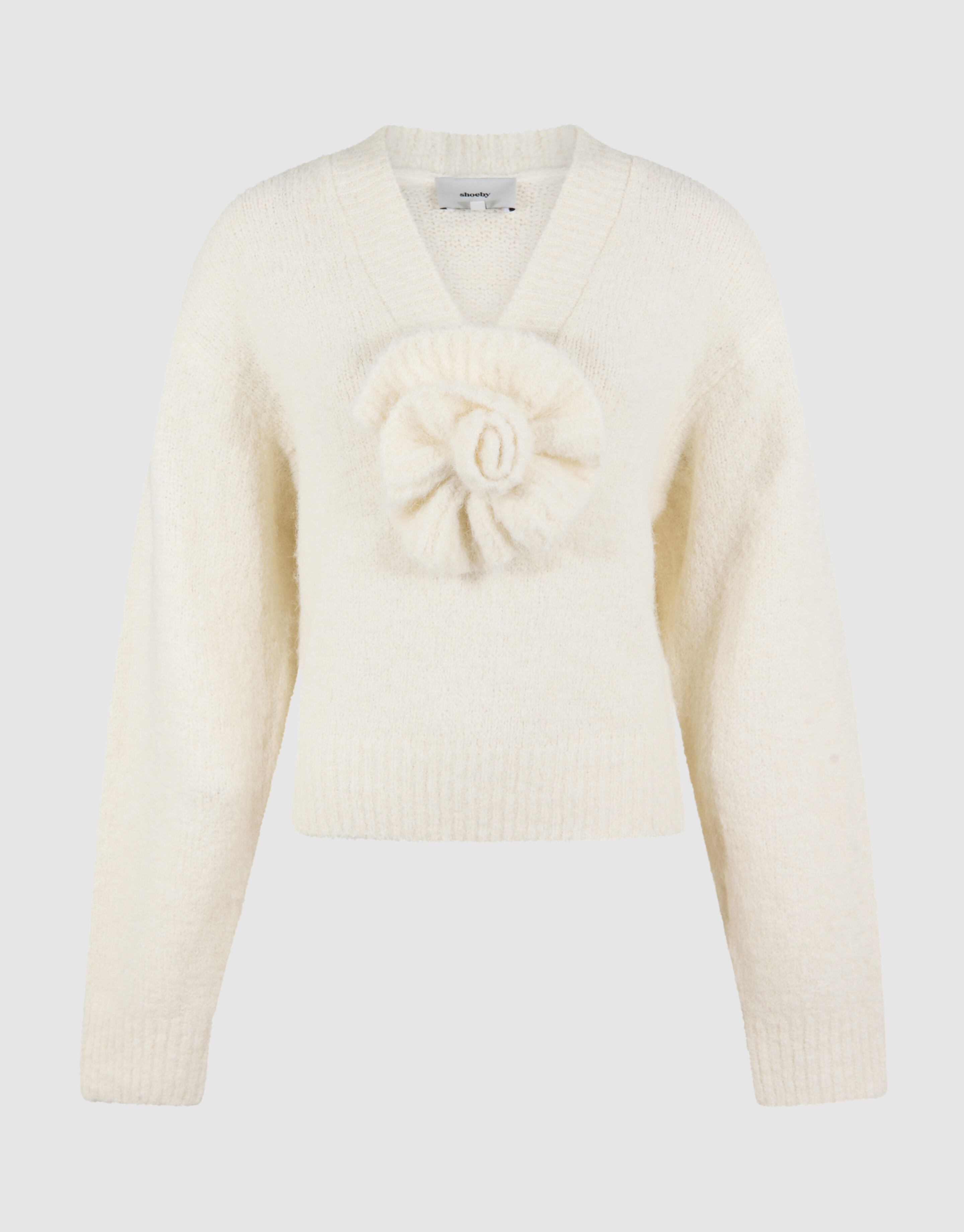 Blumenpullover in Off-White SHOEBY WOMEN