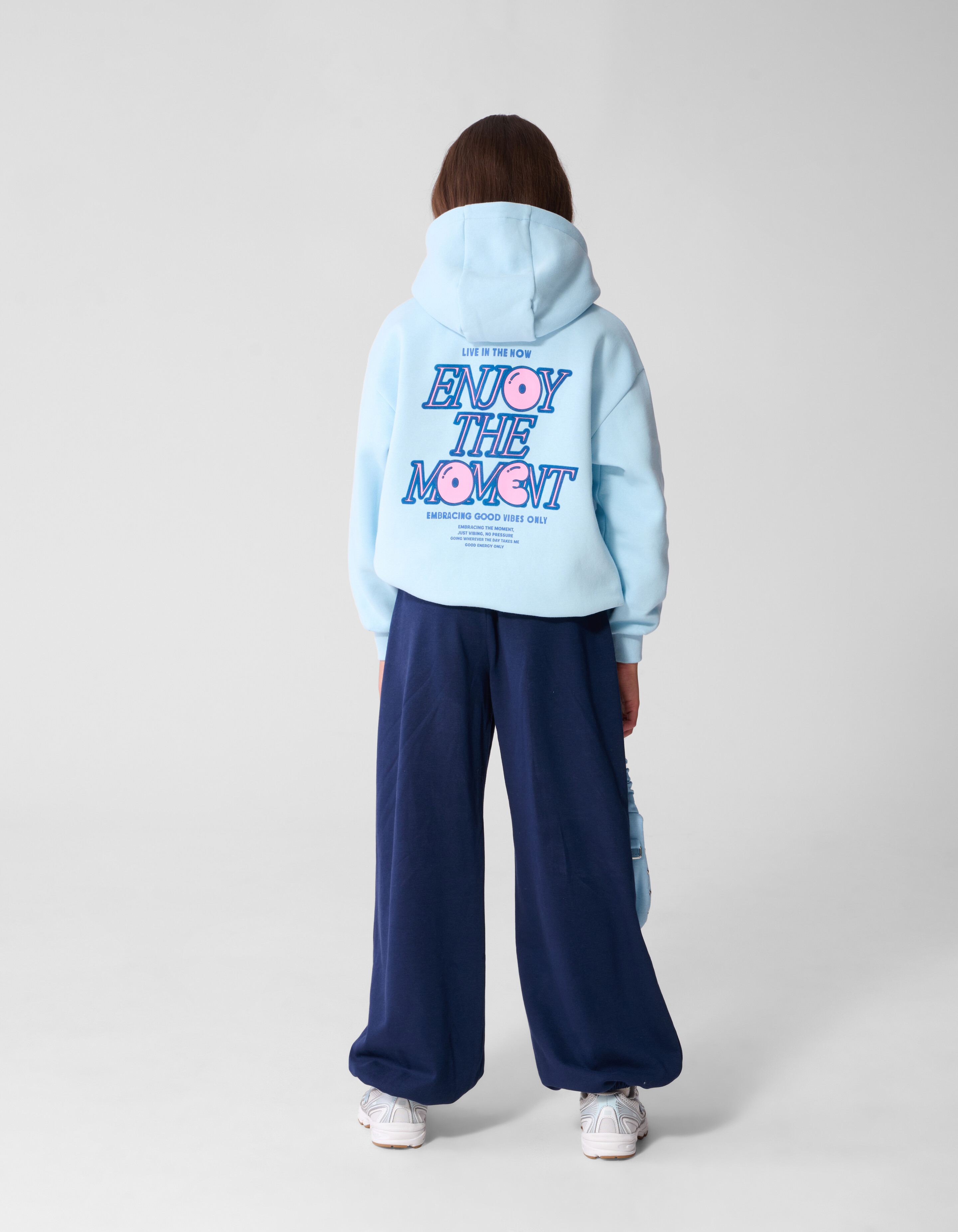 Relaxed Moment Hoodie Hellblau SHOEBY GIRLS