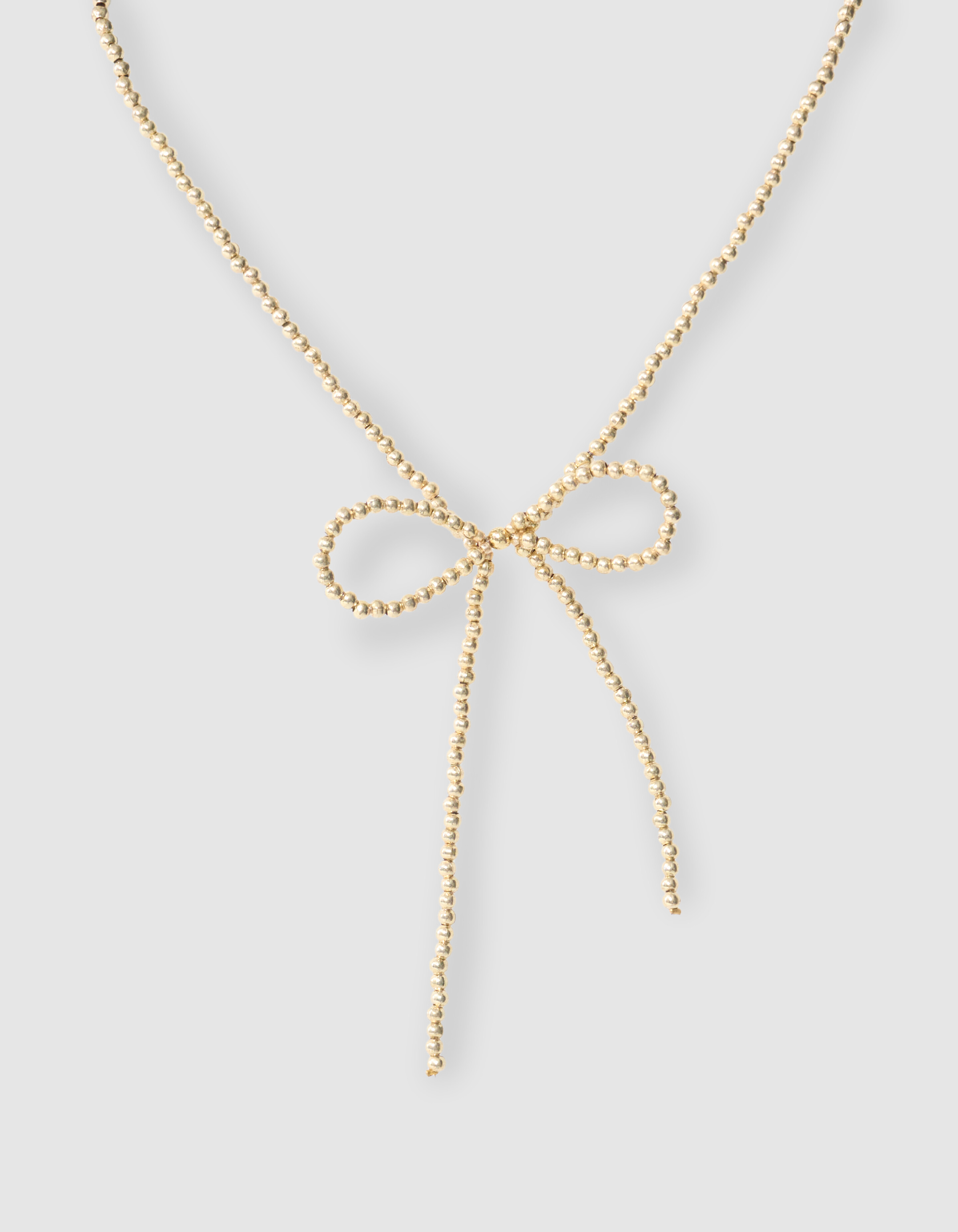 Perlen-Strickkette Gold SHOEBY ACCESSOIRES