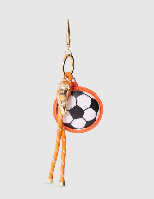 Fu&szlig;ballschuh-Schl&uuml;sselanh&auml;nger Orange SHOEBY ACCESSOIRES