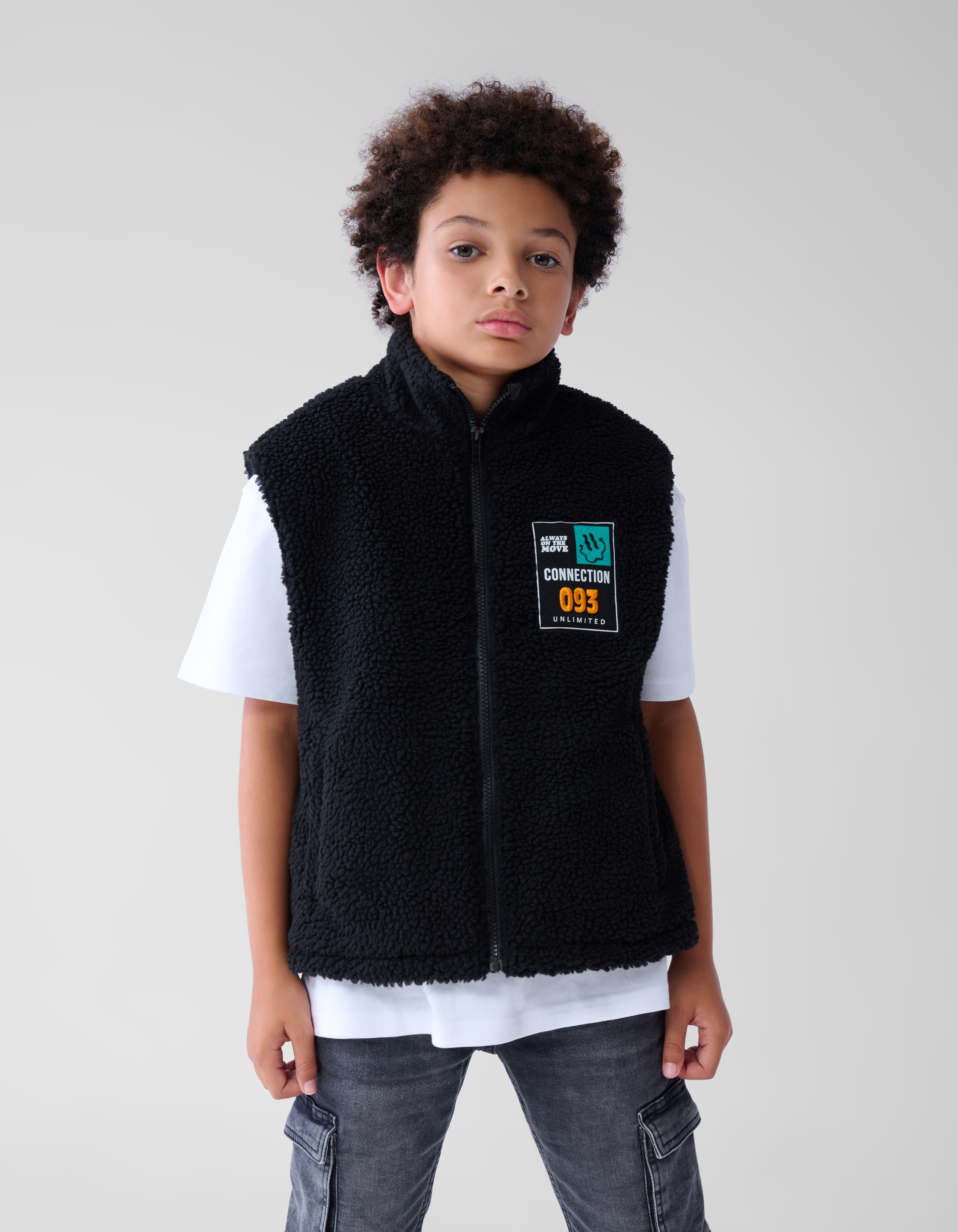 Teddy Bodywarmer Schwarz SHOEBY BOYS