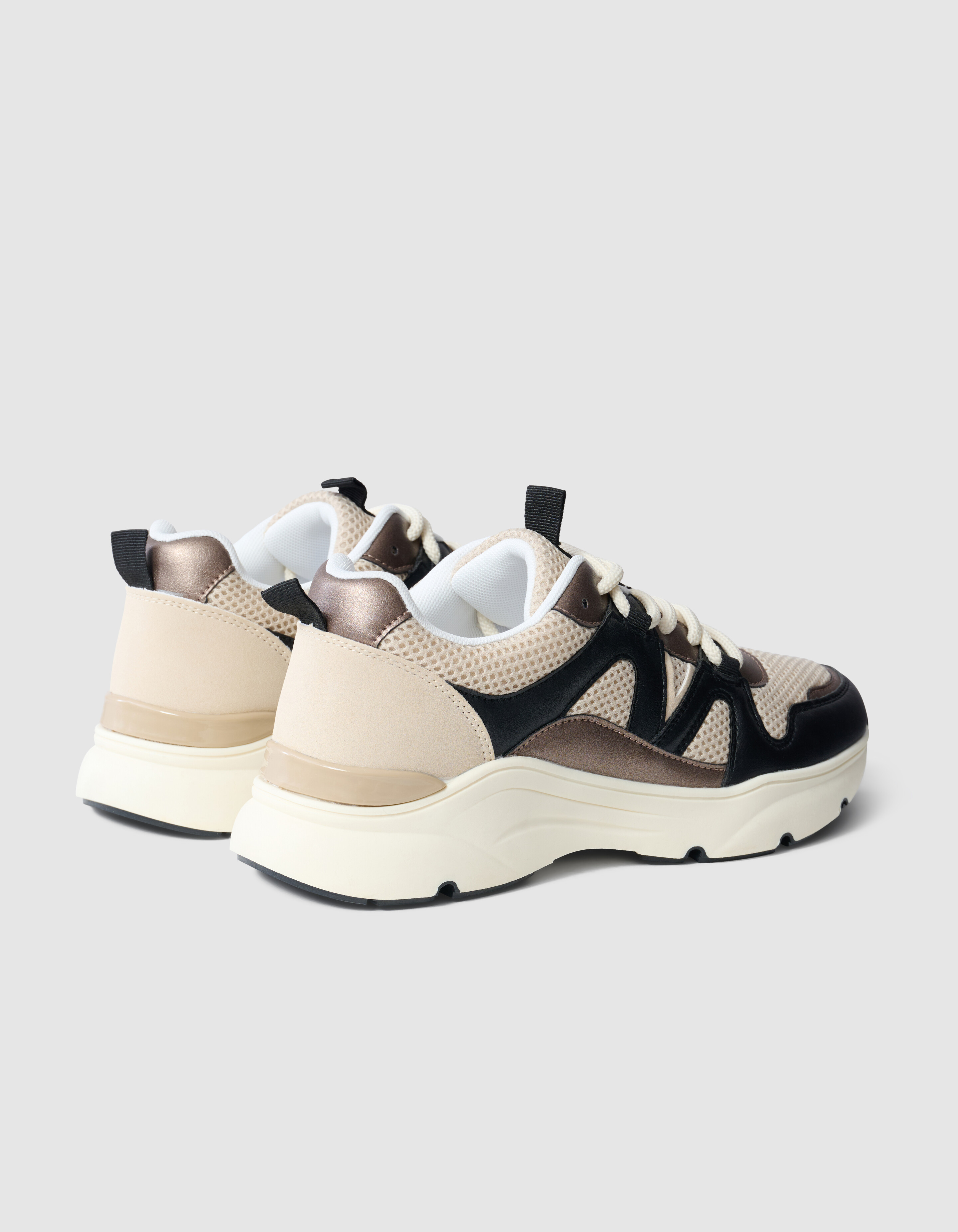 Casual Sneaker Sand/Schwarz SHOEBY SHOES