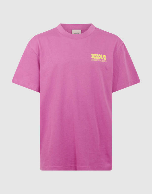 Bisous Artwork T-Shirt Lila SHOEBY GIRLS