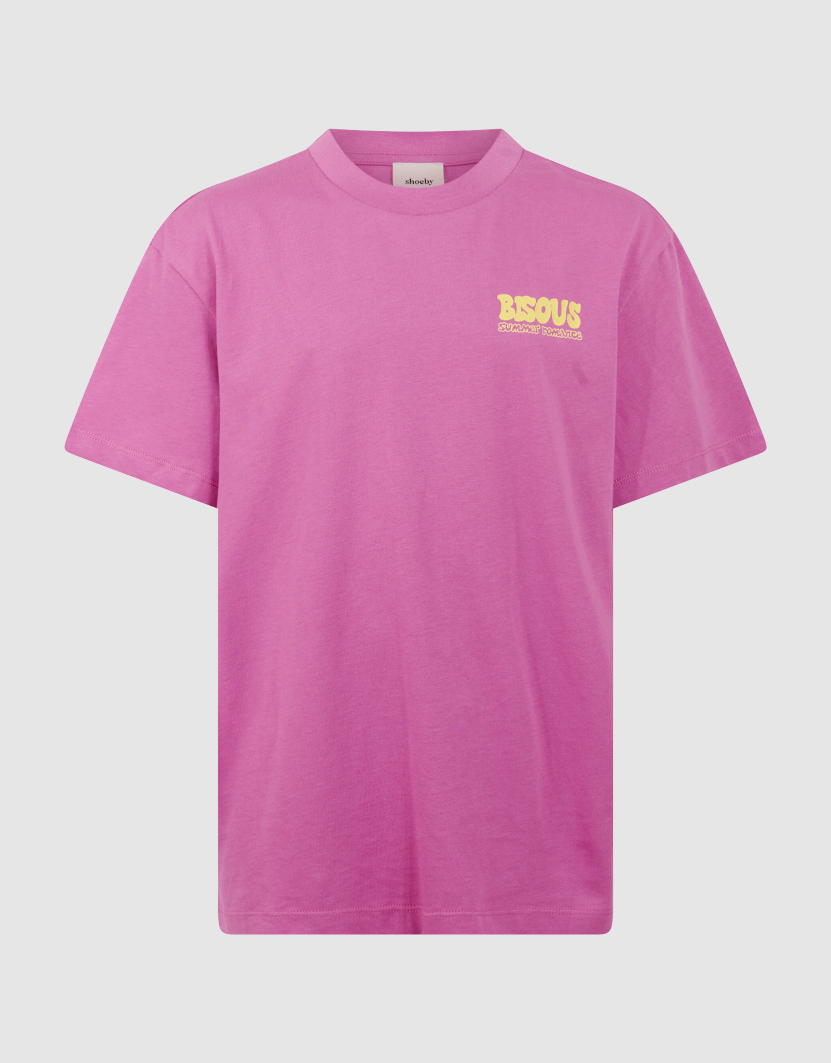 Bisous Artwork T-Shirt Lila SHOEBY GIRLS