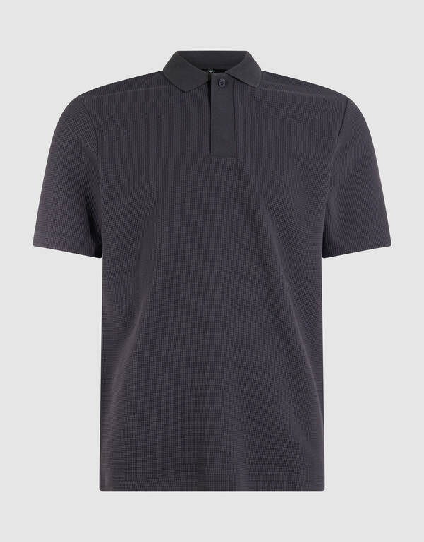 Waffle Polo Dunkelgrau SHOEBY MEN