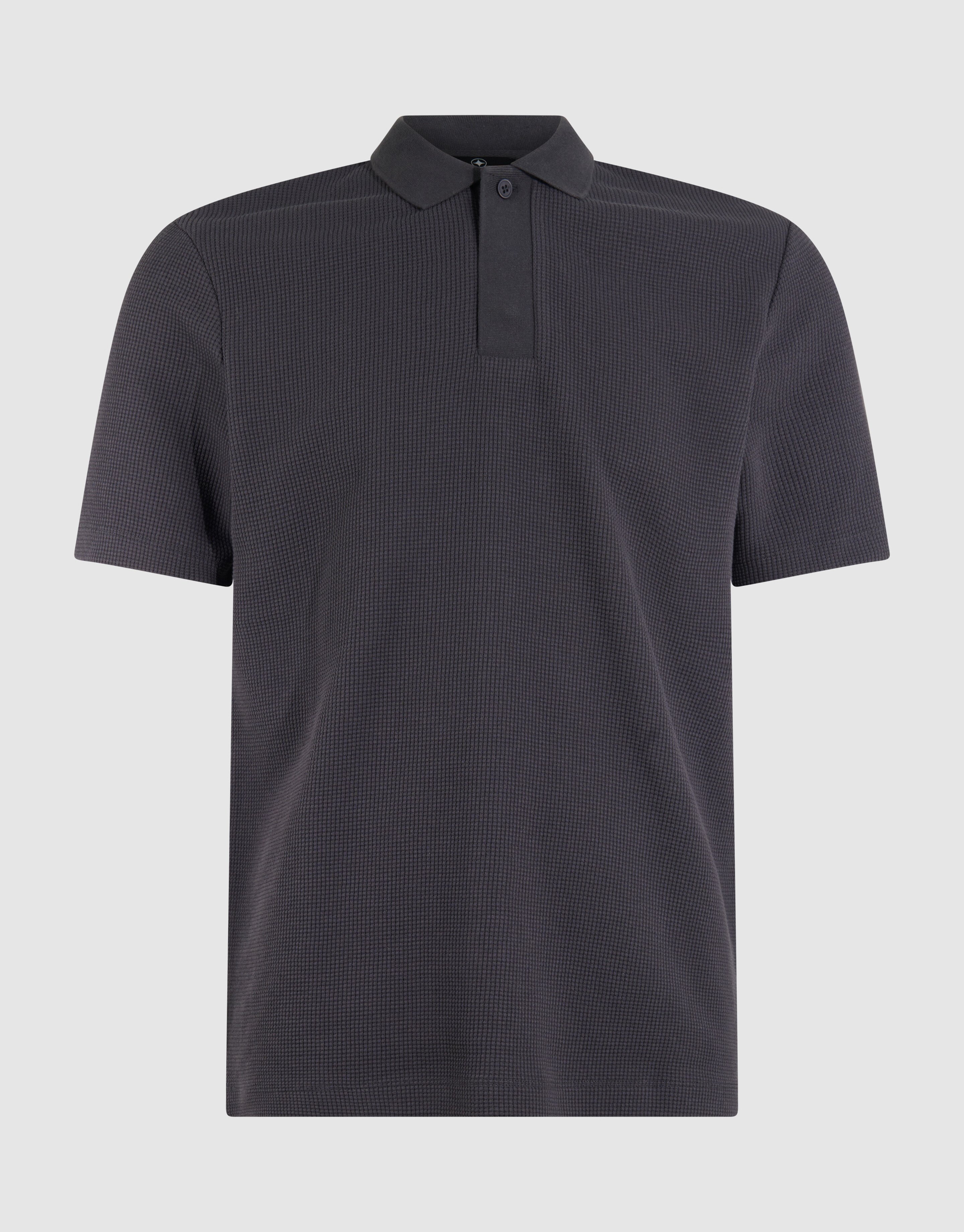 Waffle Polo Dunkelgrau SHOEBY MEN