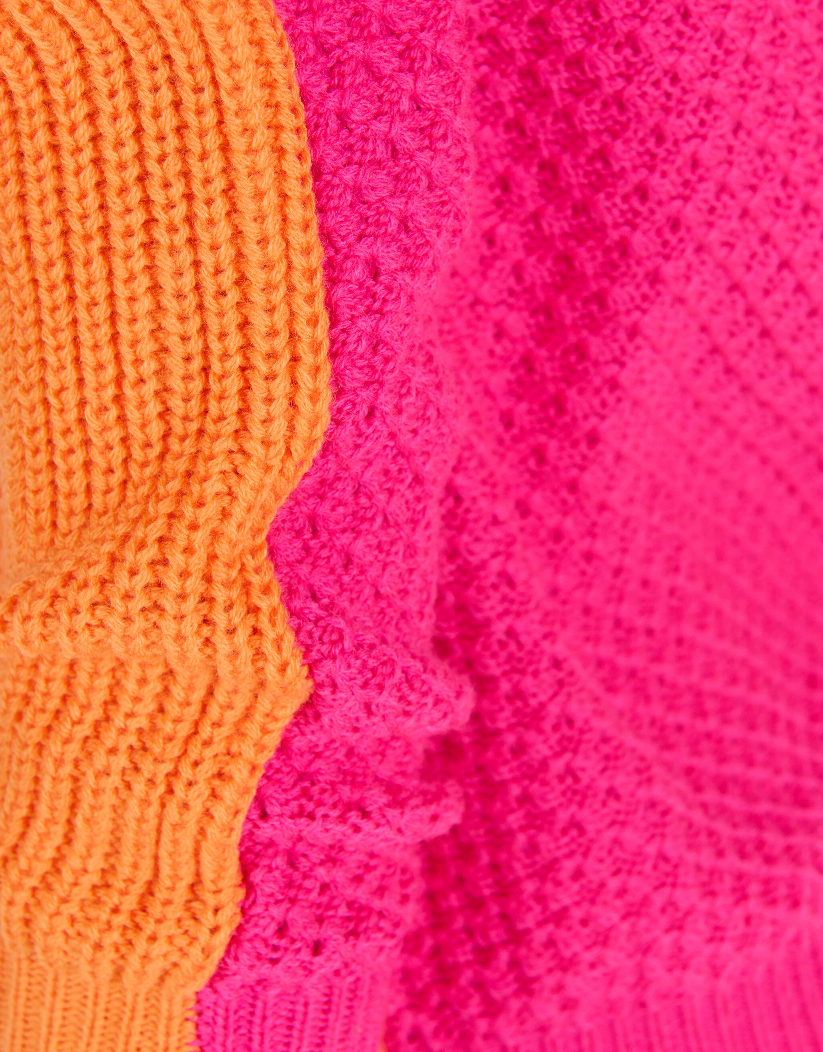 Colourblock Pullover Orange SHOEBY GIRLS