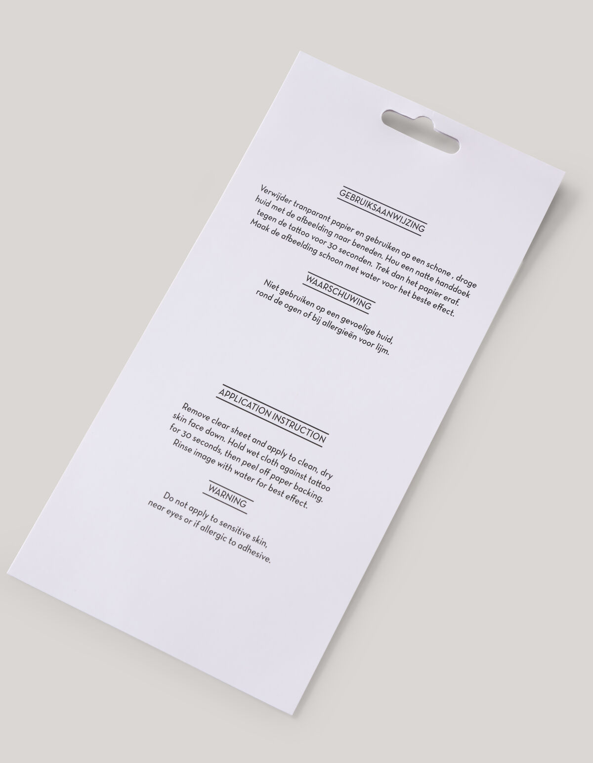 Buntes Klebe-Tattoo SHOEBY ACCESSOIRES