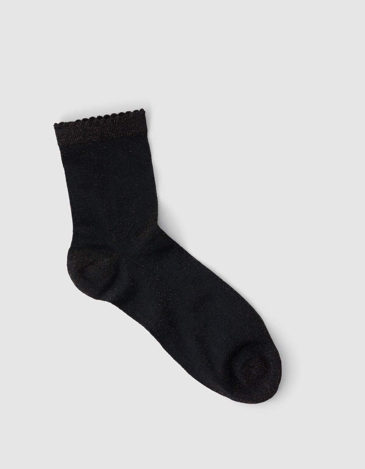 Glitzer-Socken Braun SHOEBY ACCESSOIRES