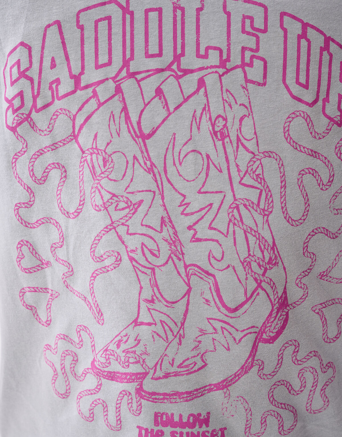 Artwork T-shirt Hellgrau SHOEBY GIRLS