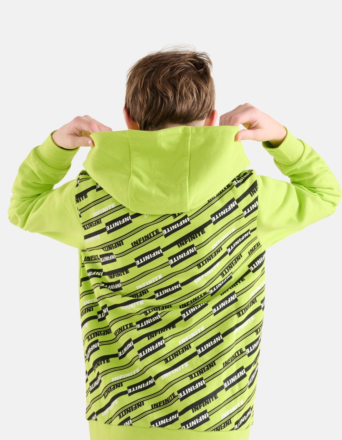 Text Hoodie Lindgrün SHOEBY BOYS