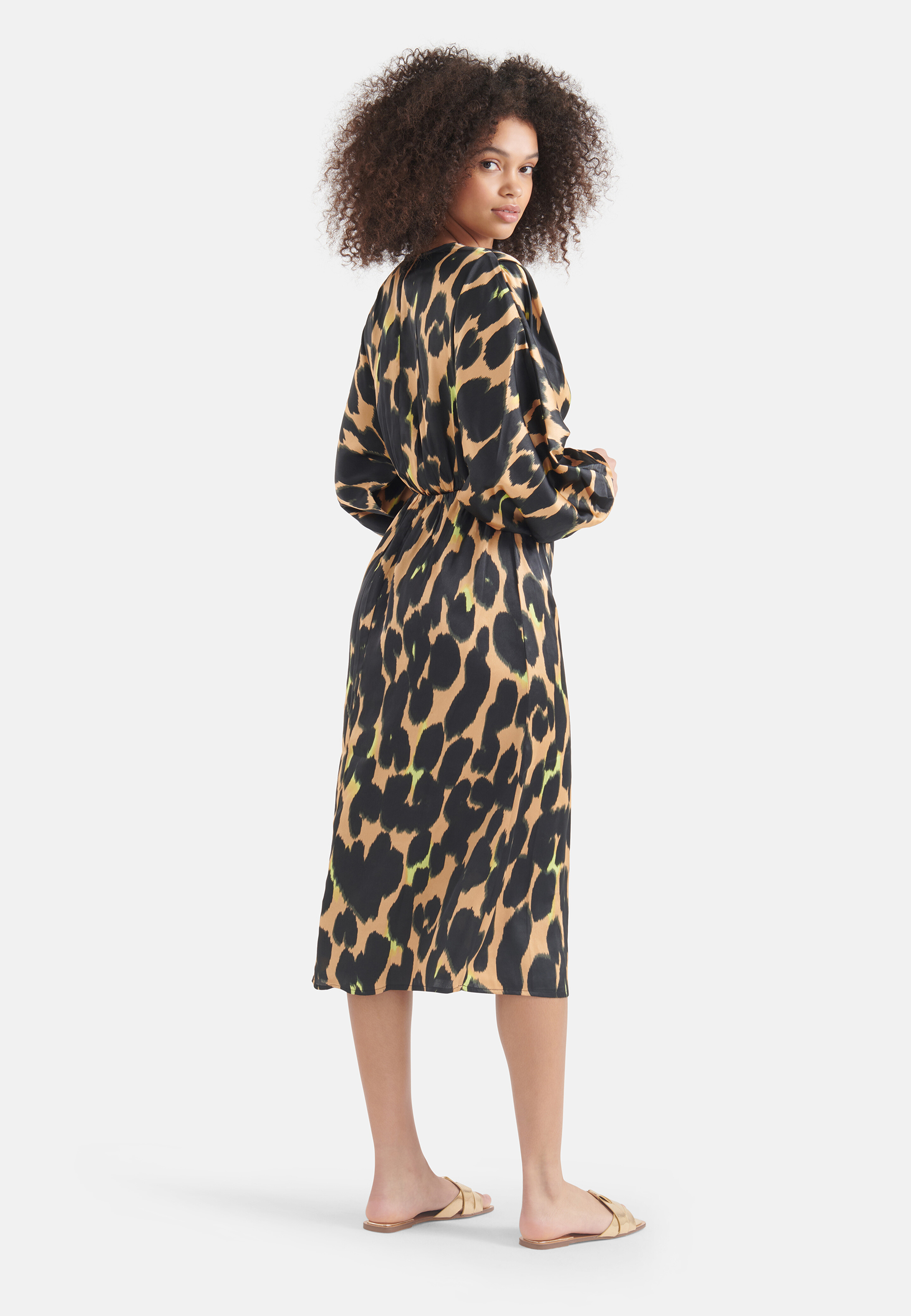 Leopard Maxikleid Braun SHOEBY WOMEN