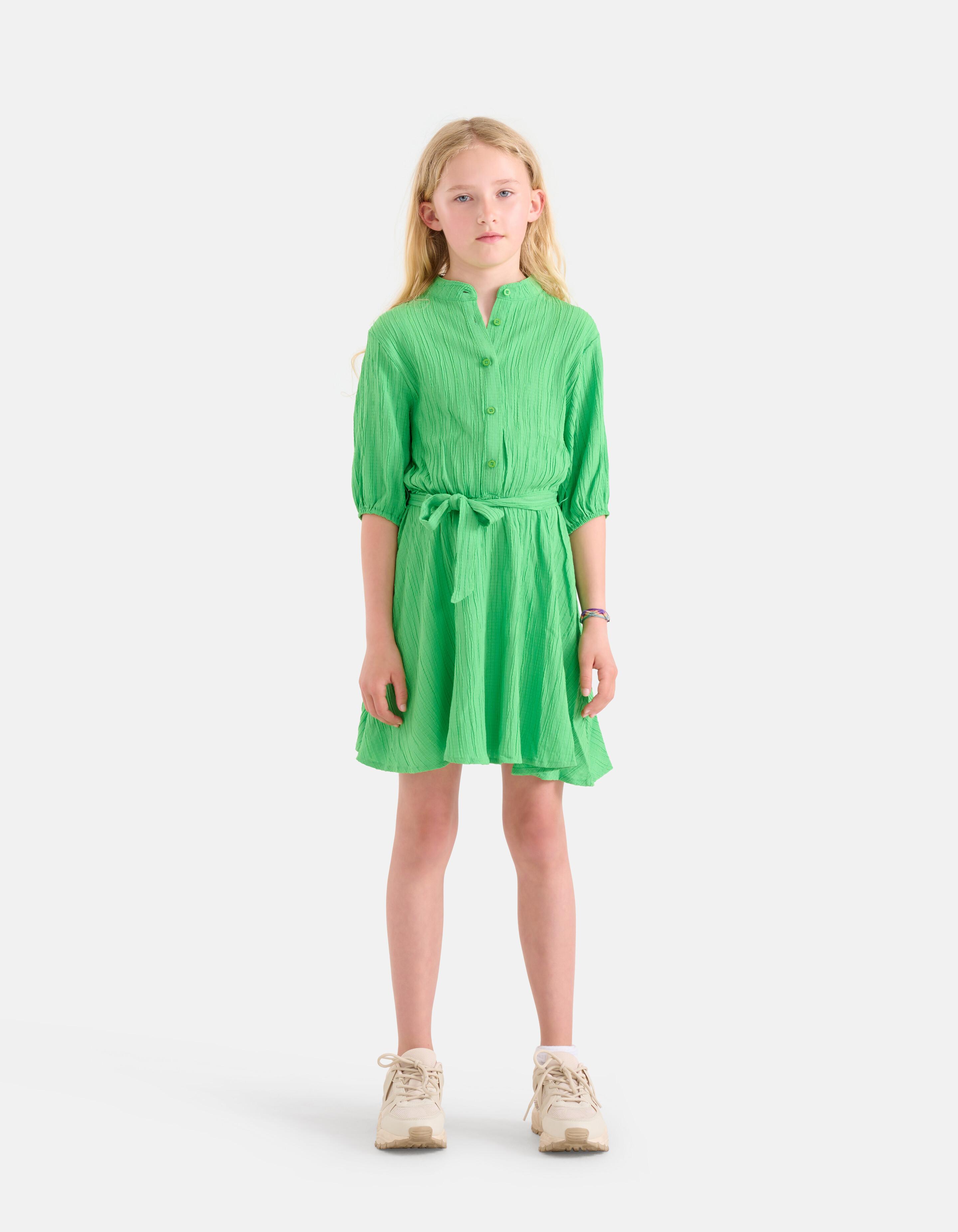 Plissee-Kleid Grün SHOEBY GIRLS