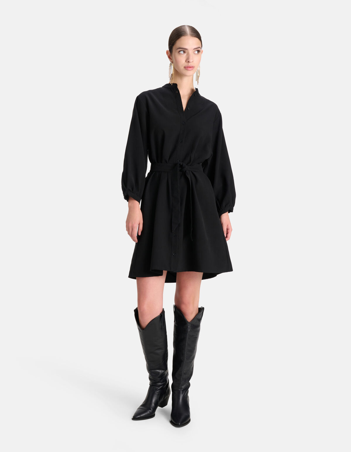 Hemdkleid Schwarz SHOEBY WOMEN