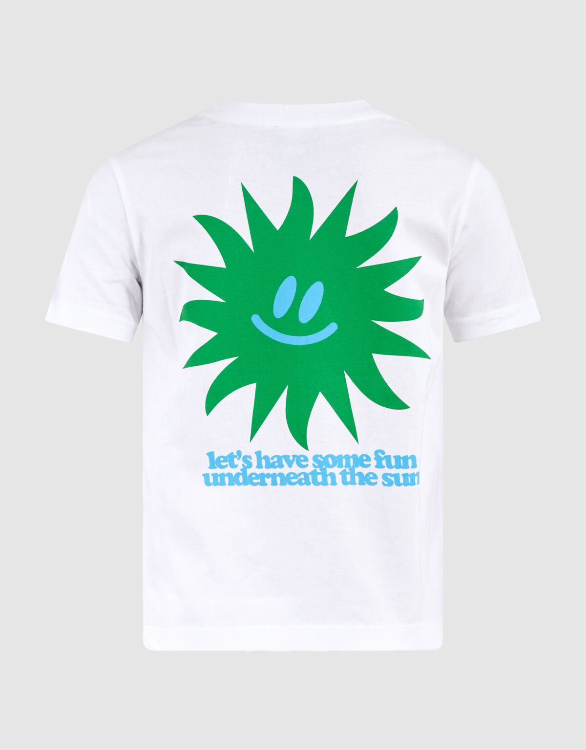 Fun Sun Artwork T-shirt Wit SHOEBY BOYS