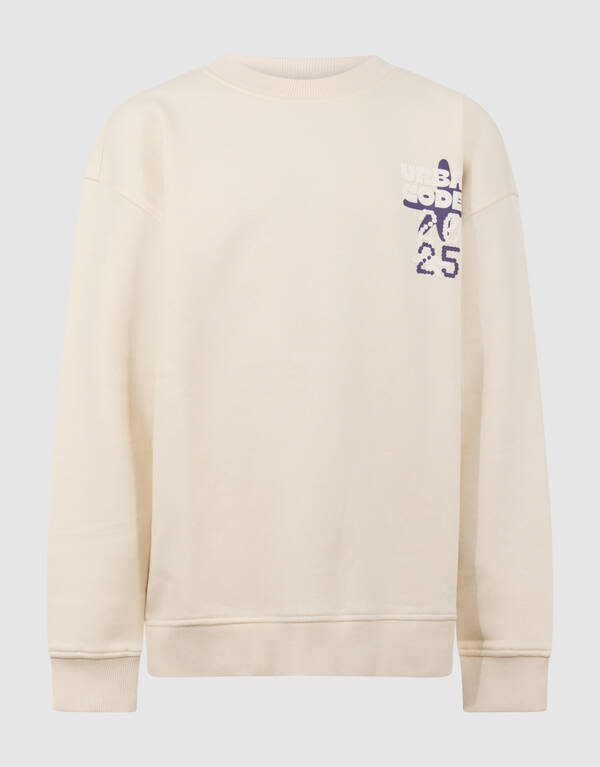 Urban Artwork Pullover Beige SHOEBY BOYS