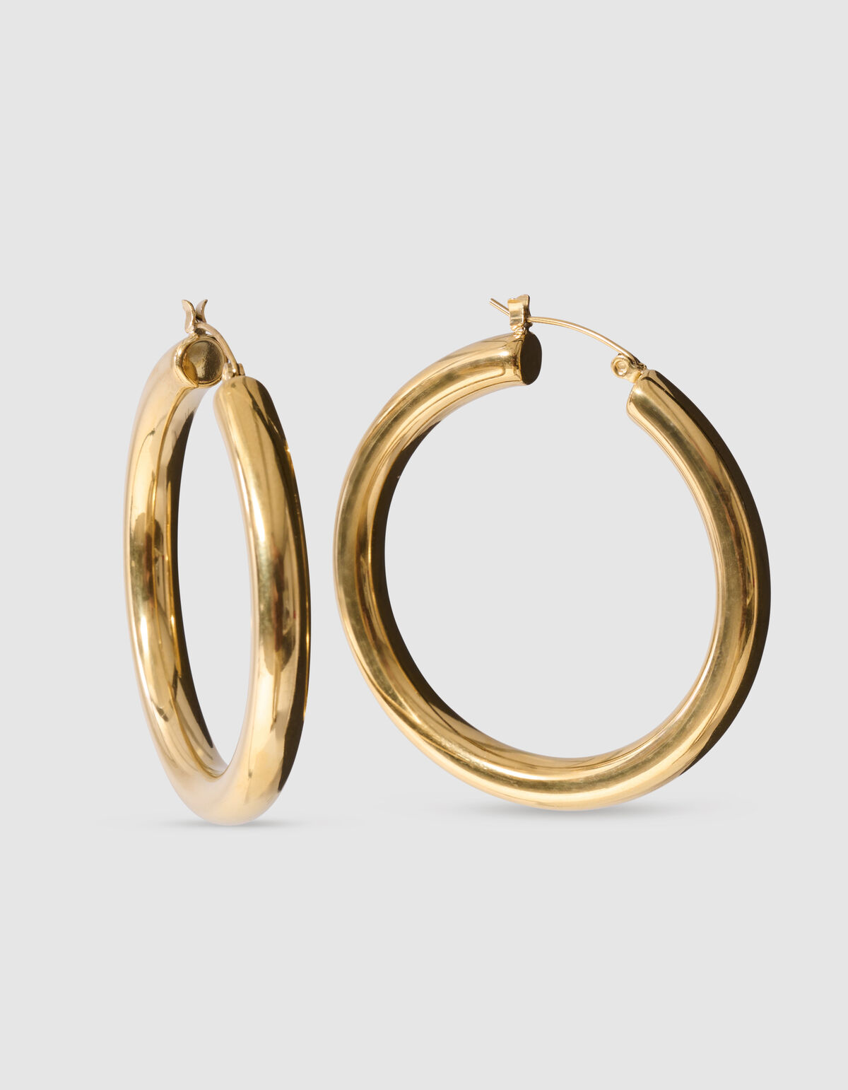 Basic Thick Ohrringe Gold SHOEBY ACCESSOIRES