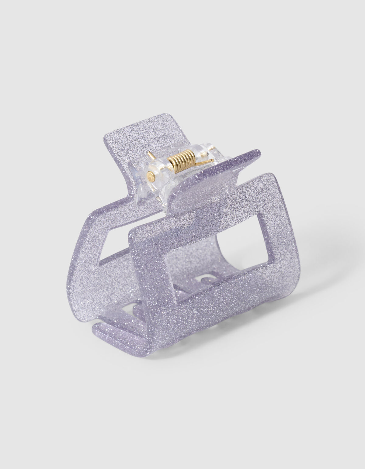 Square Haarspange Silber SHOEBY ACCESSOIRES