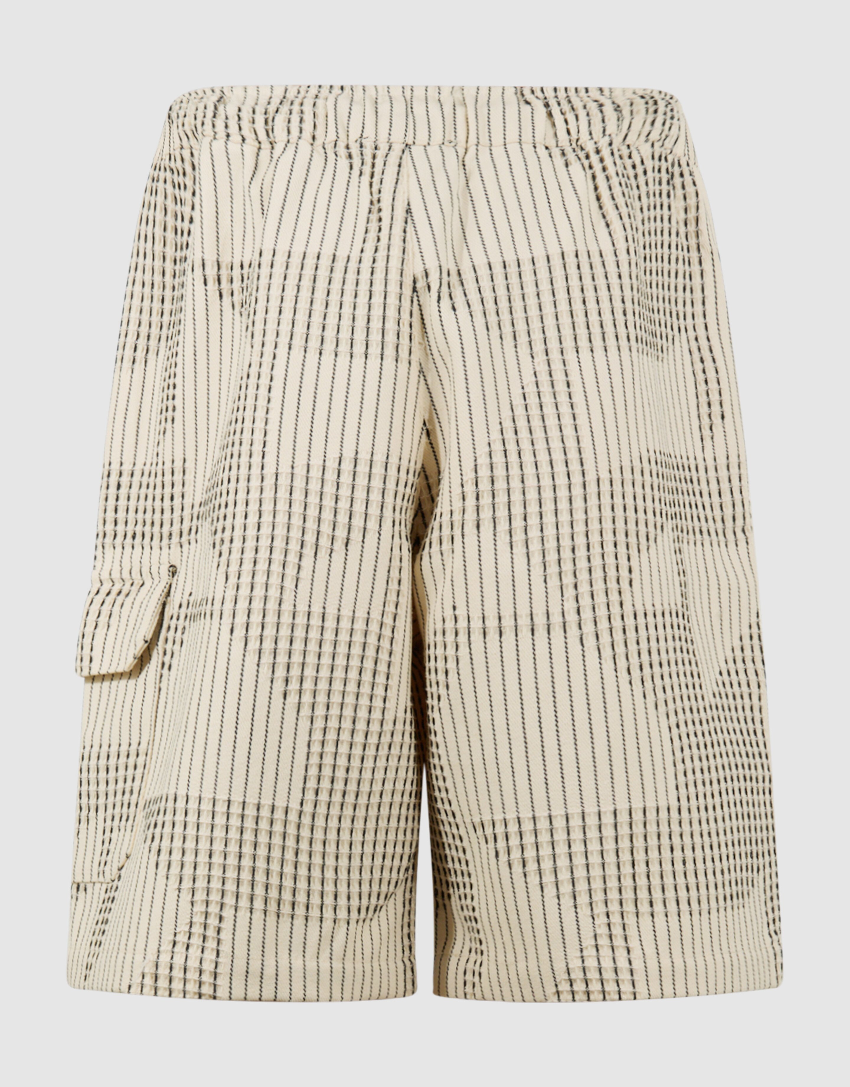 Waffle Stripe Short Off-White SHOEBY BOYS