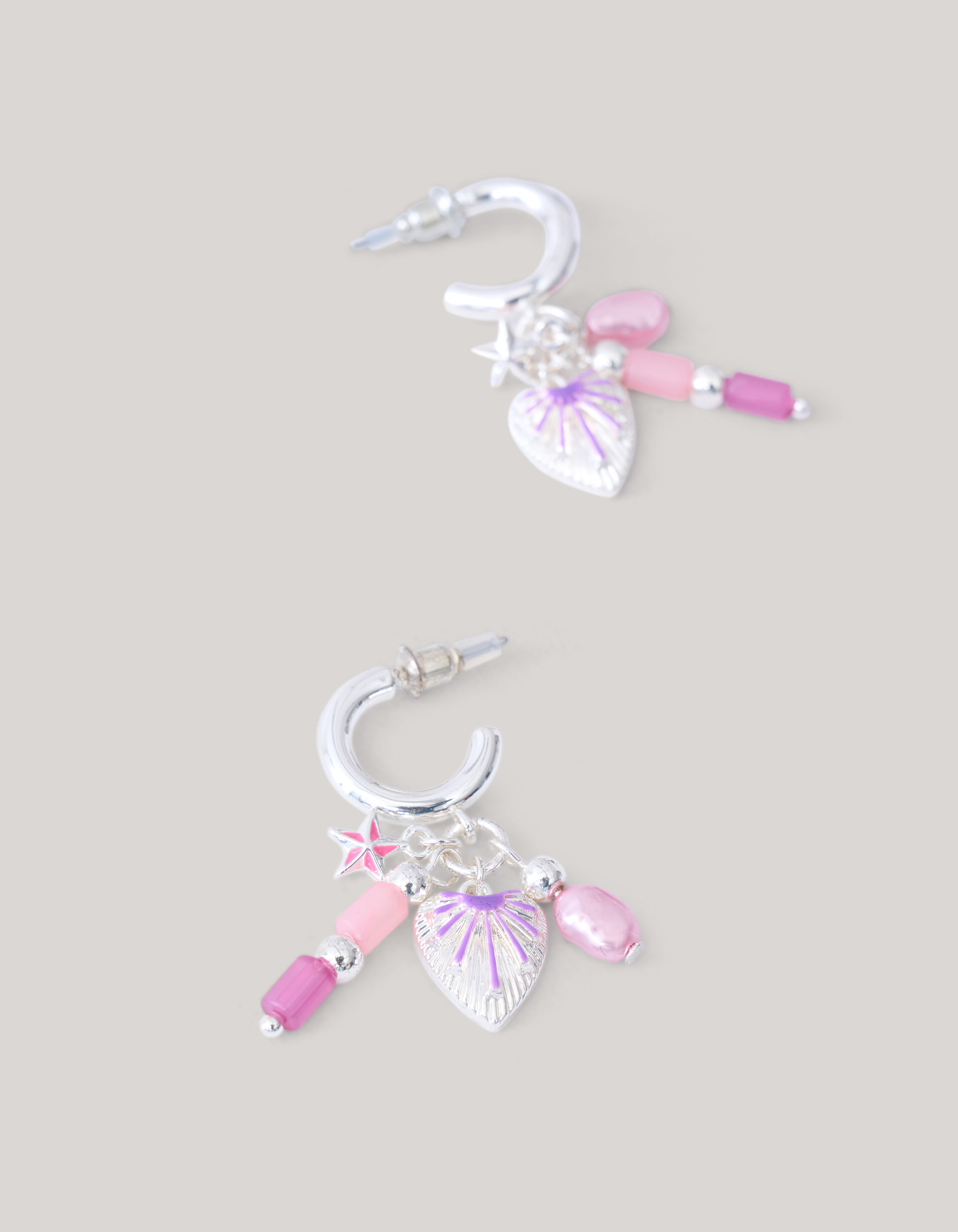 Charm-Ohrringe Silber SHOEBY ACCESSOIRES