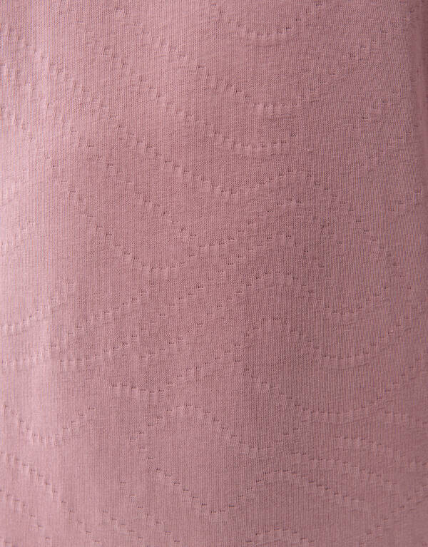 Jacquard-T-Shirt Rosa SHOEBY MEN