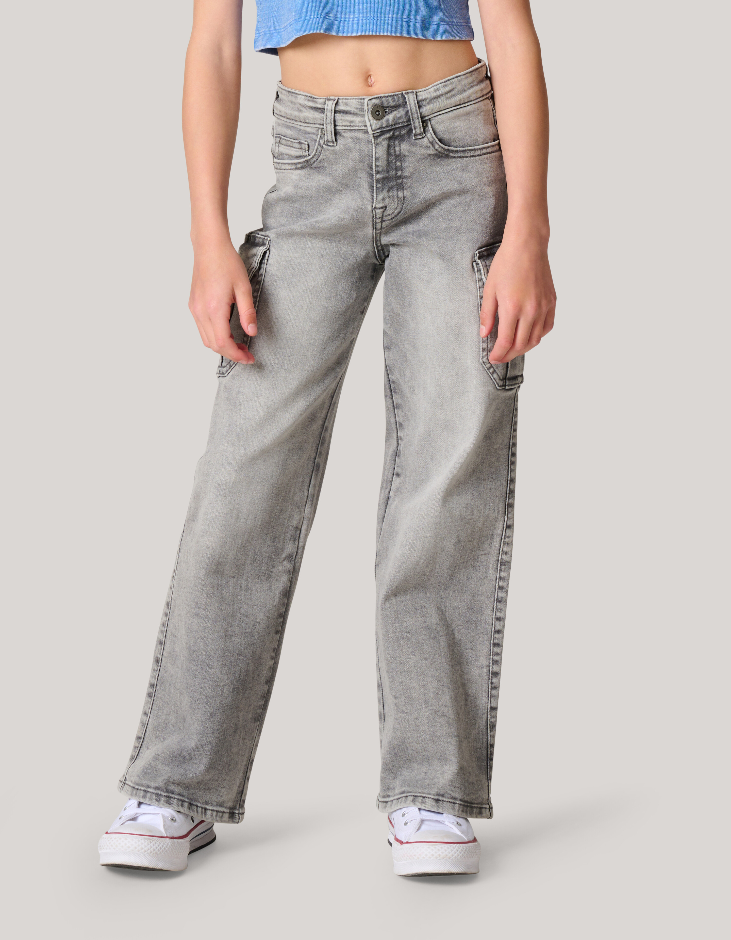 Cargo Jeans Grijs SHOEBY GIRLS